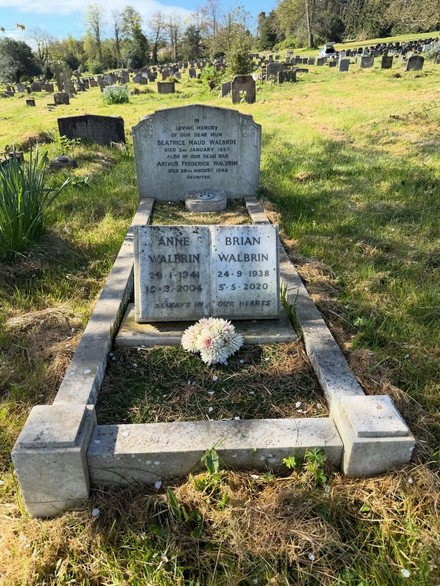 Two recent ones in Hastings cemetery