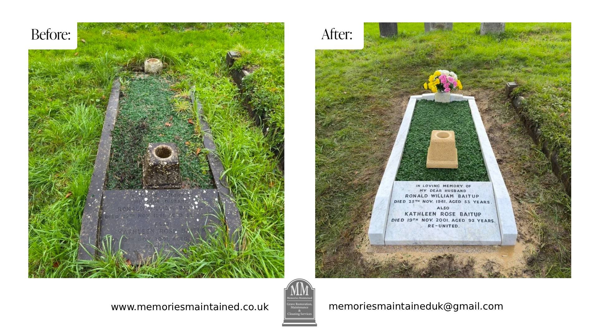 Grave Restoration based in East Sussex. Covering Hastings, Bexhill, Eastbourne and further afield.