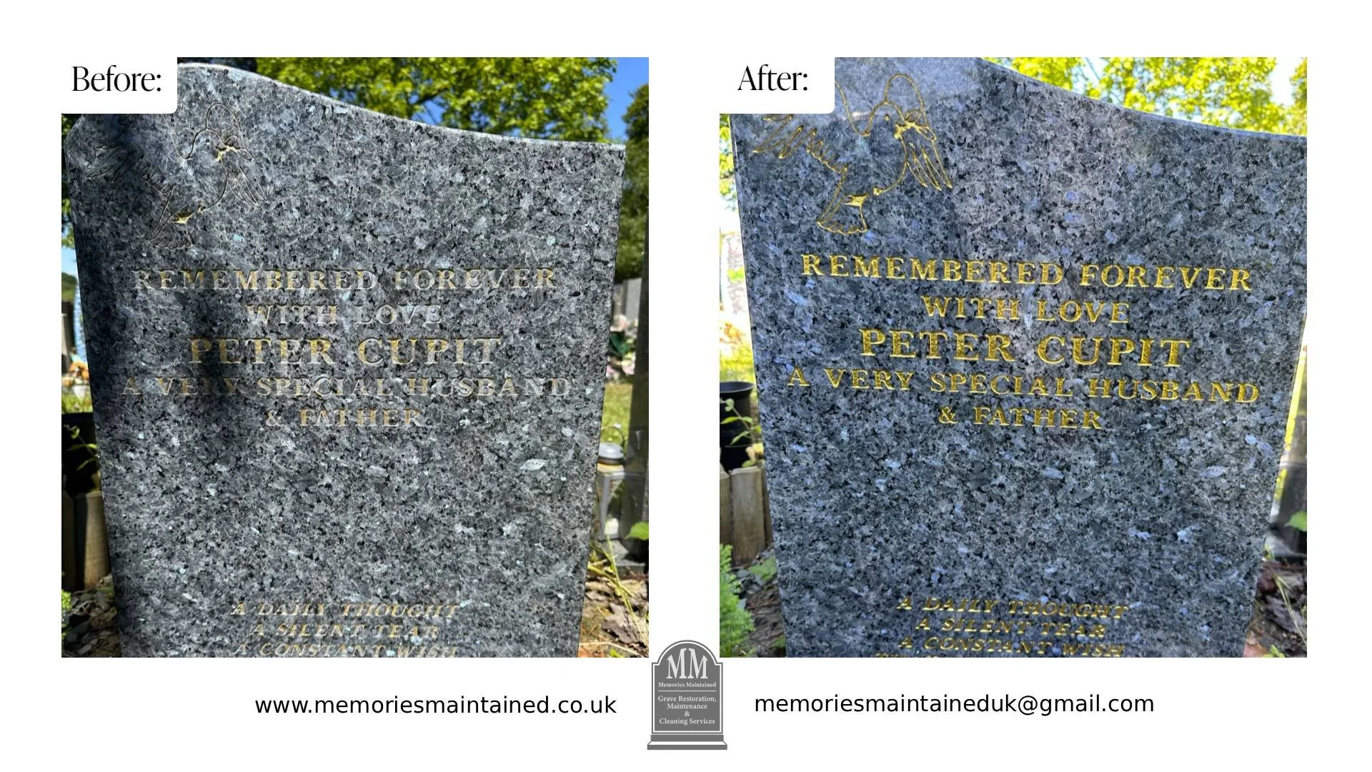 Grave Restoration based in East Sussex. Covering Hastings, Bexhill, Eastbourne and further afield.