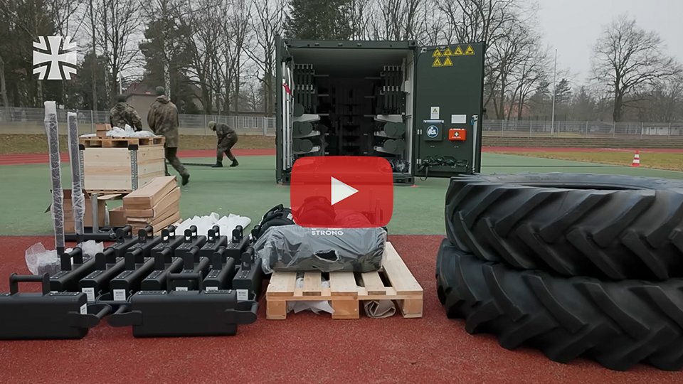 Bundeswehr Fitnesscontainer