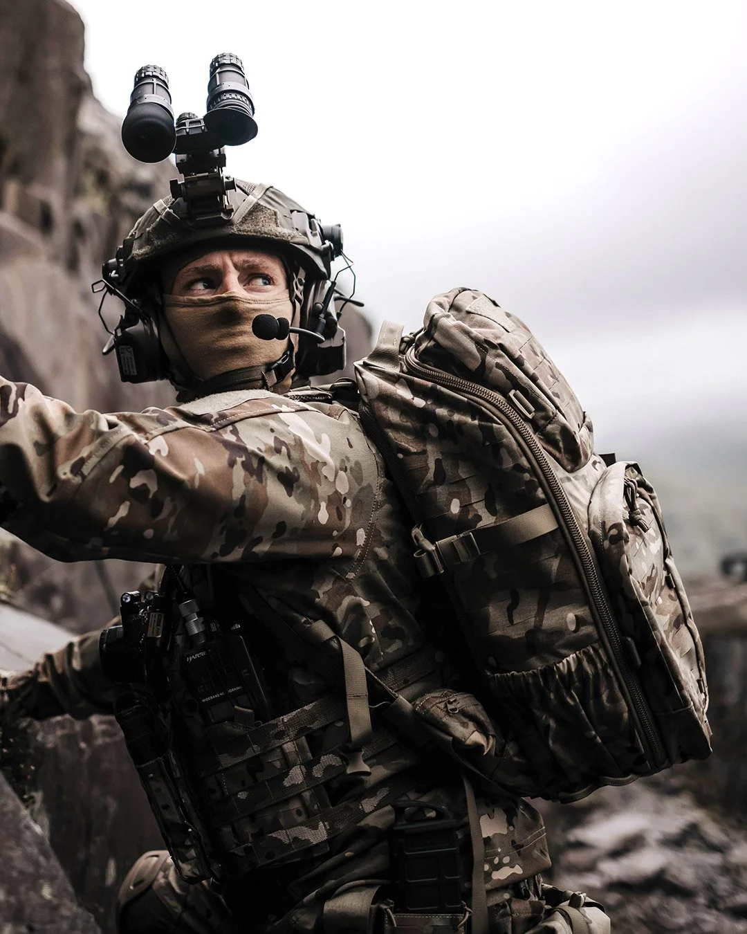 Tasmanian Tiger Tragesystem mit MOLLE-Befestigung – robustes Rucksack- und Loadout-System für Einsatz und Outdoor.