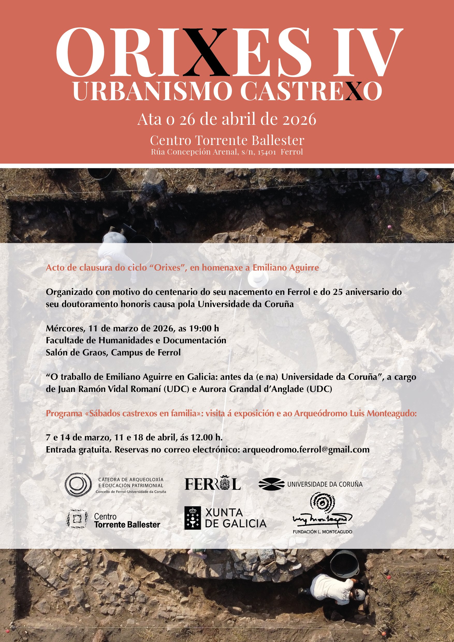 Acto de Clausura do Ciclo “Orixes”, en Homenaxe a Emiliano Aguirre