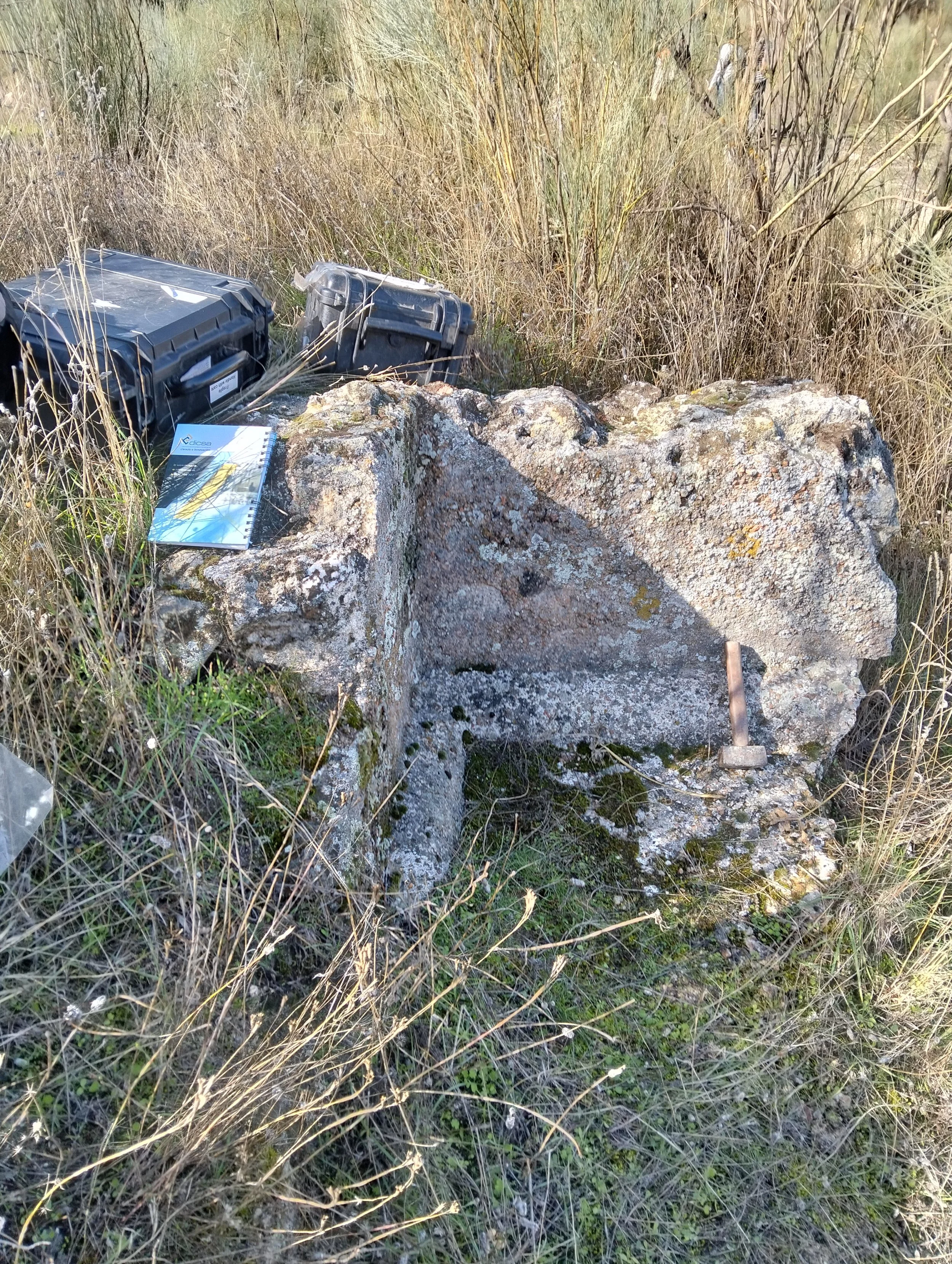Culxeo participa en el estudio de los posibles restos de la muralla medieval de Villalba, para datarla por OSL