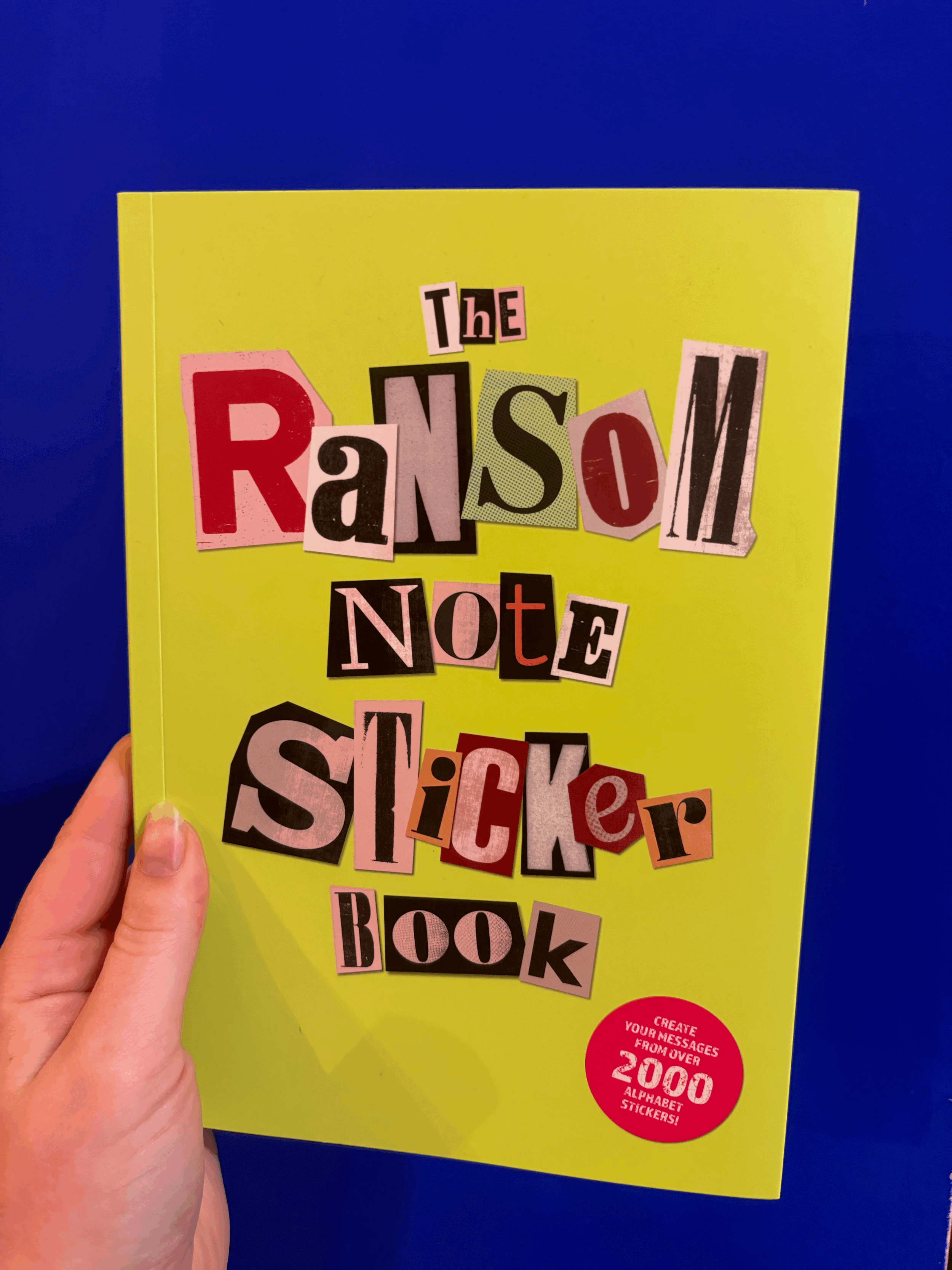Ransom Sticker Note Book. — BEAN
