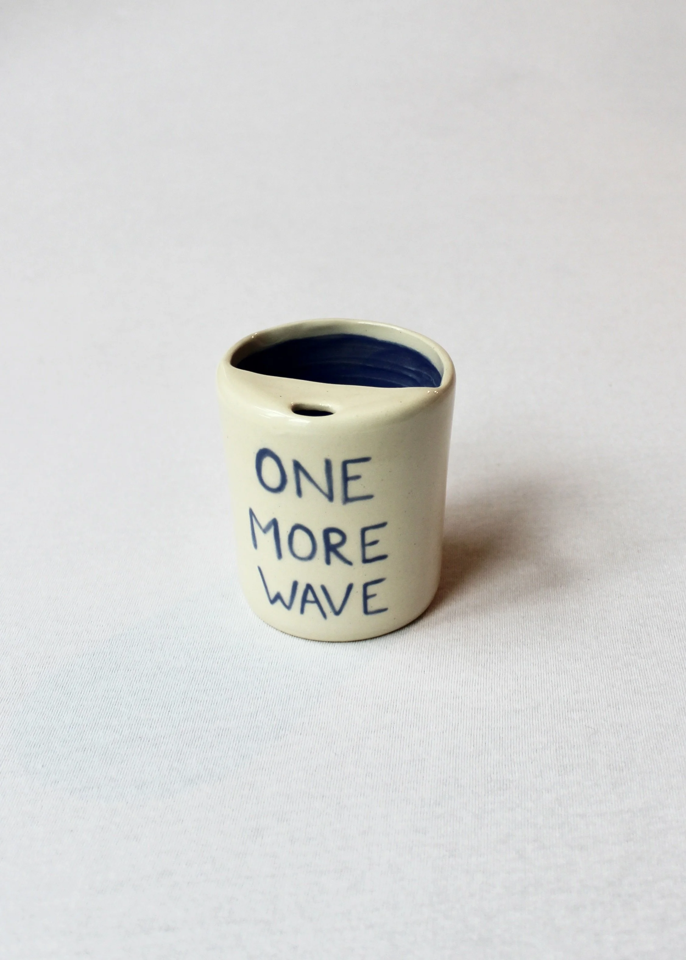 "One More Wave" - Surfer's Travel Mug