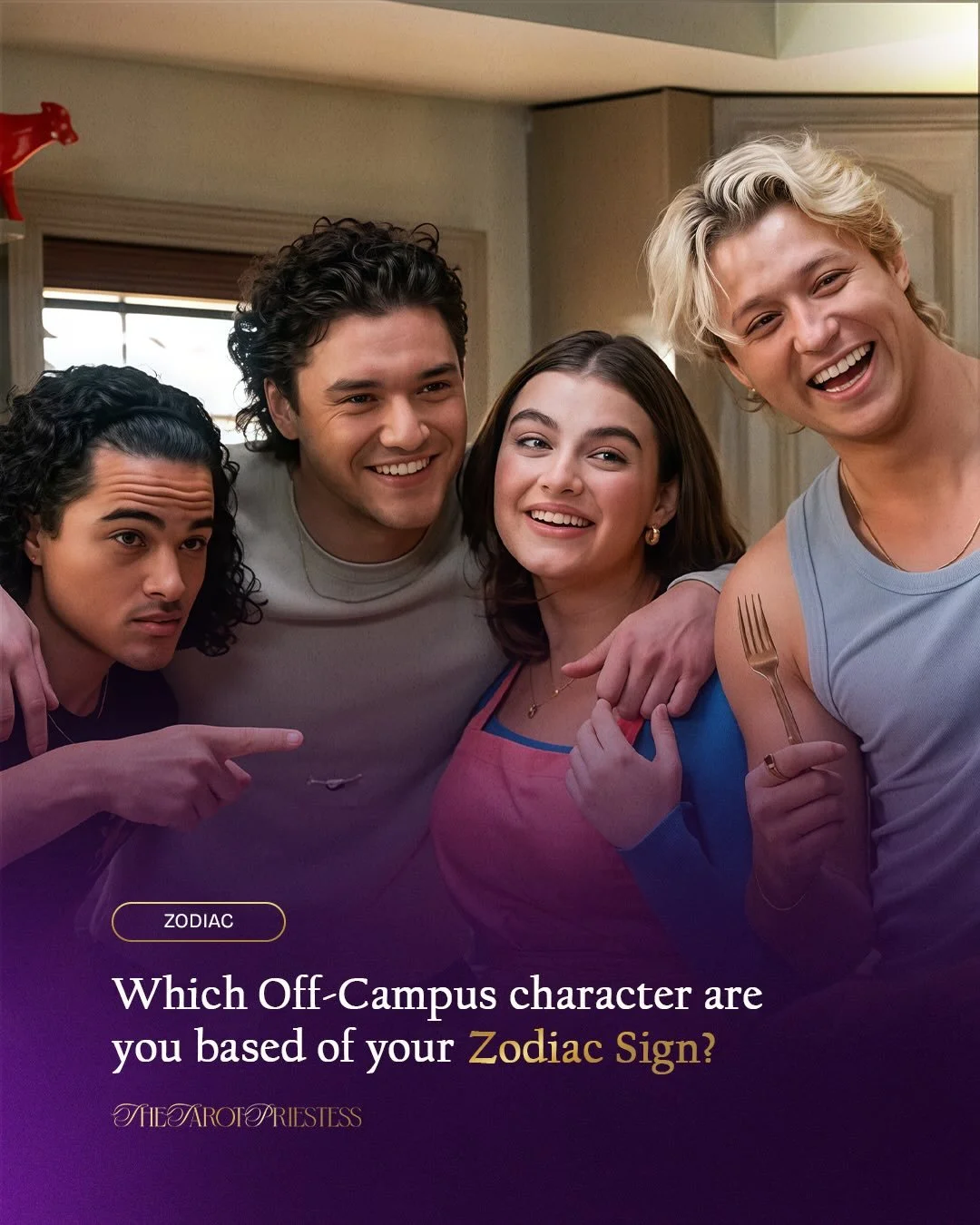 Who else is obsessed with @offcampusonprime. You can catch the Briar university squad on @primevideo. Comment your favourite characters to get your own zodiac deep dive.

#garretgraham #offcampus #jlo #allie #dean 

Shout out to graphics by @graphicg