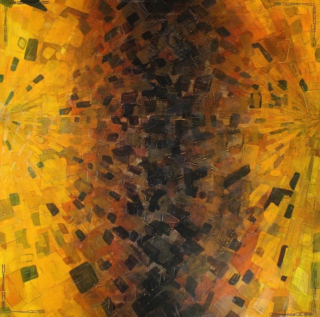 "Monarch," 2017. Acrylic on canvas. 40x40. Private collection. 