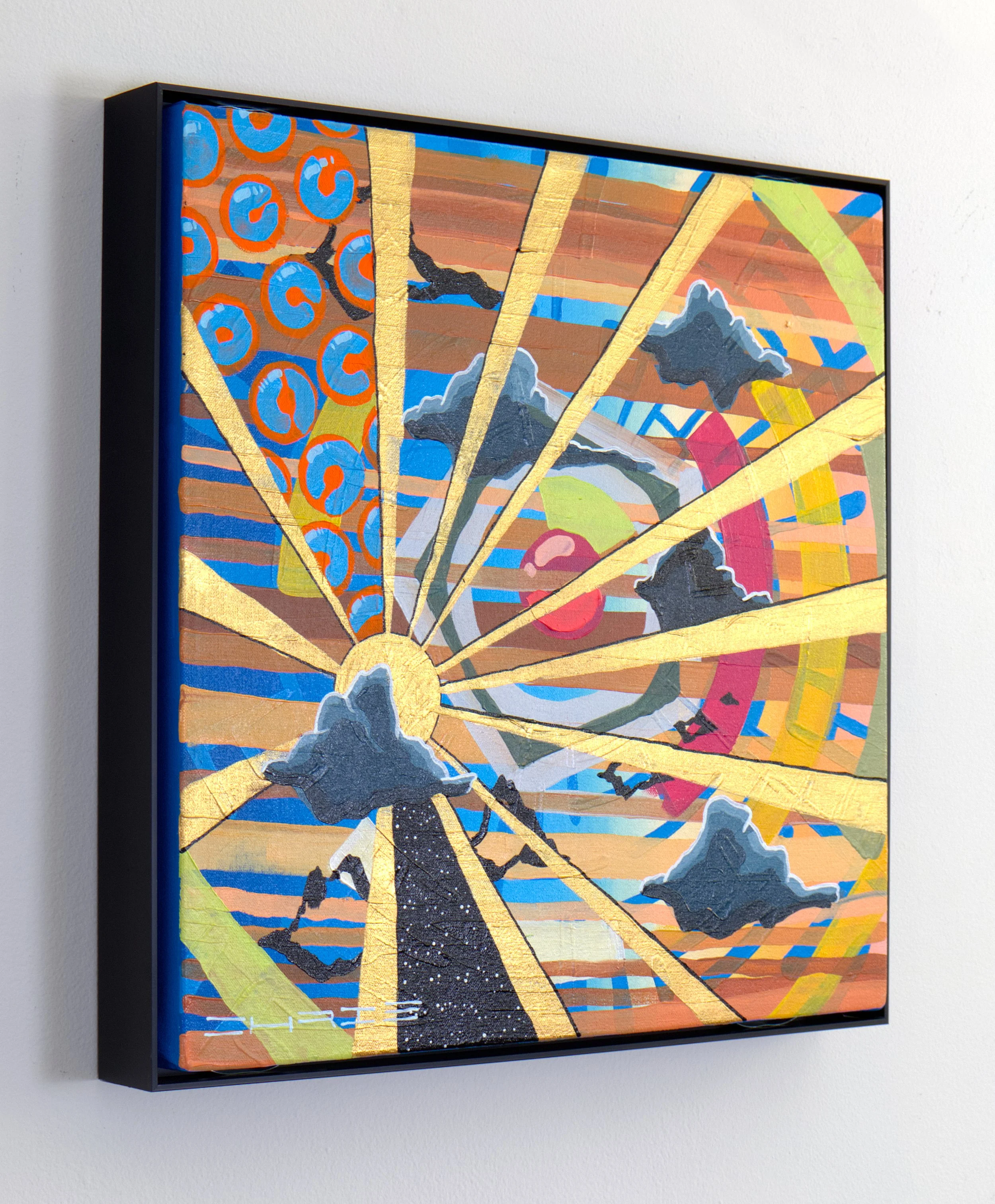 "Soul Orb #3," 2025. Acrylic on canvas. 16x16. Available for purchase.  