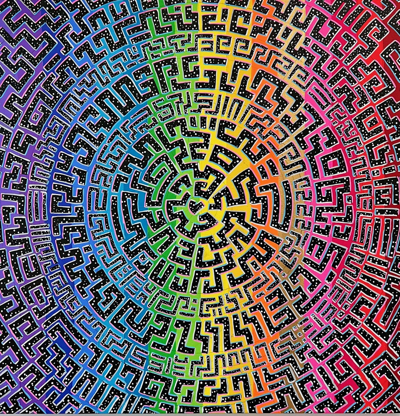 "When Gays and Lesbians were Criminals" 2022. Acrylic on canvas. 30x30. Private collection.