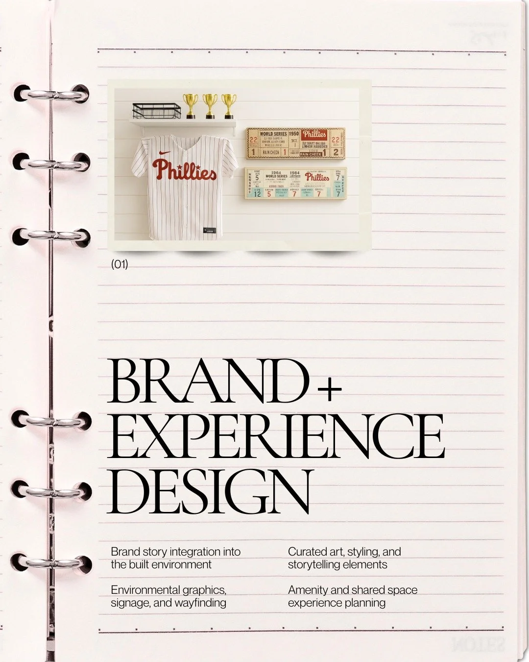 Your brand doesn&rsquo;t stop at the logo. It lives in the walls, the signage, the art on the shelf. We design spaces where every touchpoint tells your story and makes it stick.