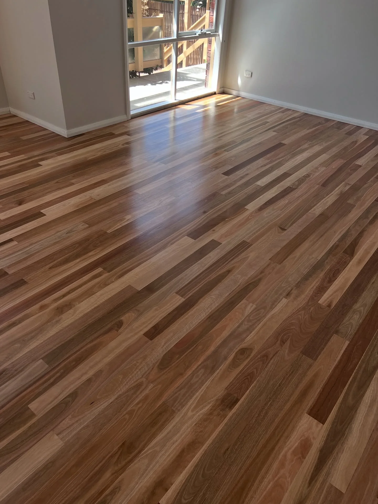 Spotted gum finished in Loba Duo 2k