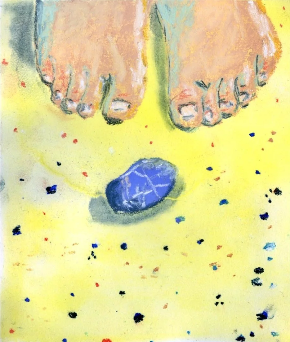 LES JOLIS CAILLOUX

Certes ces petits pieds nus ne sont pas de saison&hellip; mais ils vous donnent un aper&ccedil;u du grand projet dans lequel je me suis lanc&eacute;e et que je ne peux pas beaucoup partager pour le moment. 
Des petits pieds sur le