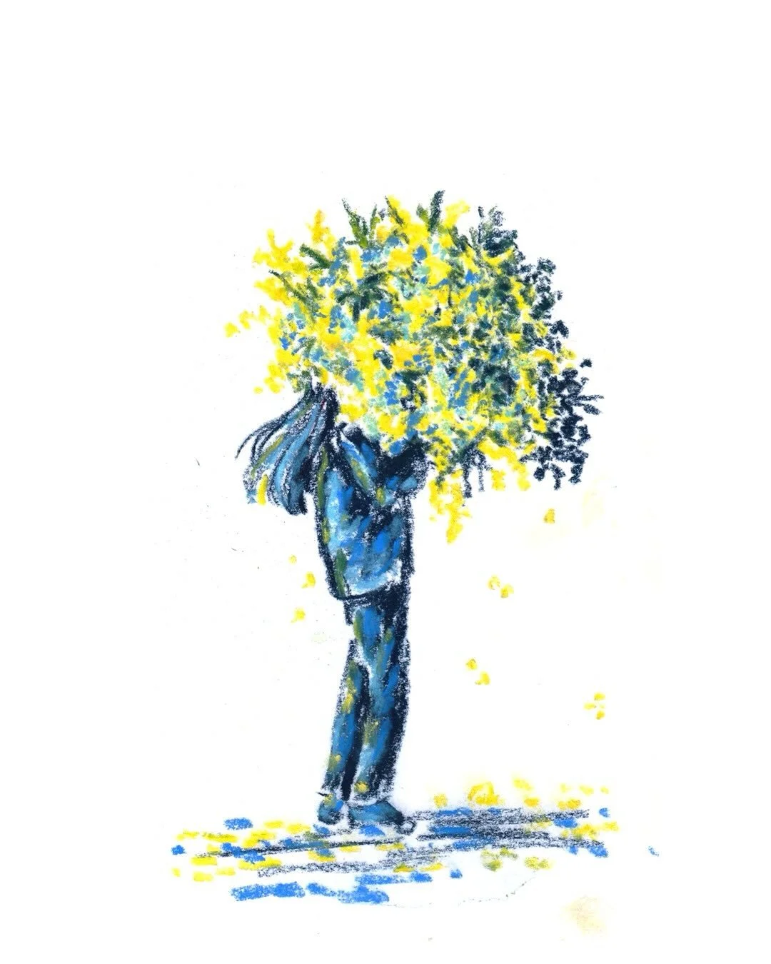 JANVIER
Depuis le premier janvier je dessine un dessin tous les jours. Voici un petit r&eacute;capitulatif de mes pr&eacute;f&eacute;r&eacute;s du mois de janvier. 
En janvier il y a eu de la neige, des levers dessin soleil pendant le petit d&eacute;