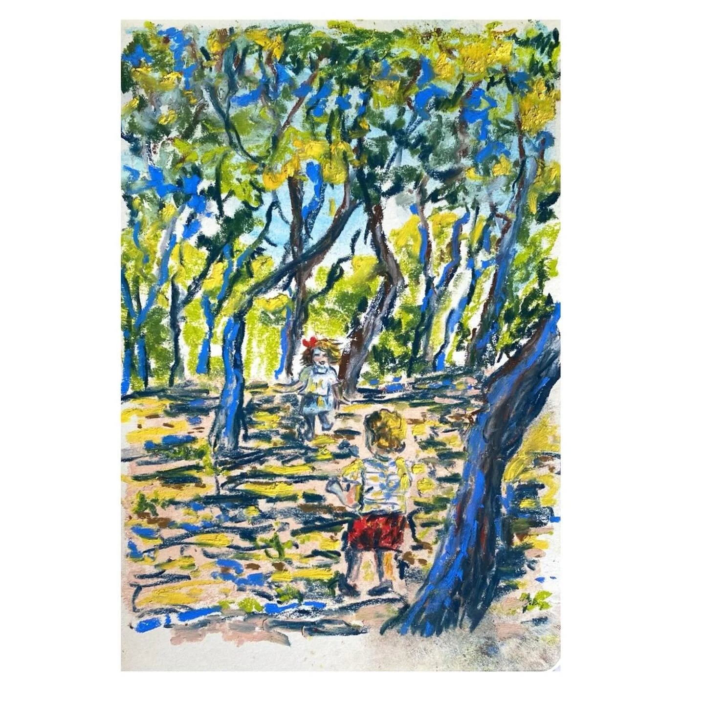 PROVENCE&hellip;
Ch&egrave;re Provence, si ch&egrave;re &agrave; mon c&oelig;ur. Ta lumi&egrave;re, ton ciel &eacute;clatant, tes oliviers argent&eacute;s, ton sol caillouteux&hellip; une s&eacute;rie de croquis aux pastels r&eacute;alis&eacute;s en 