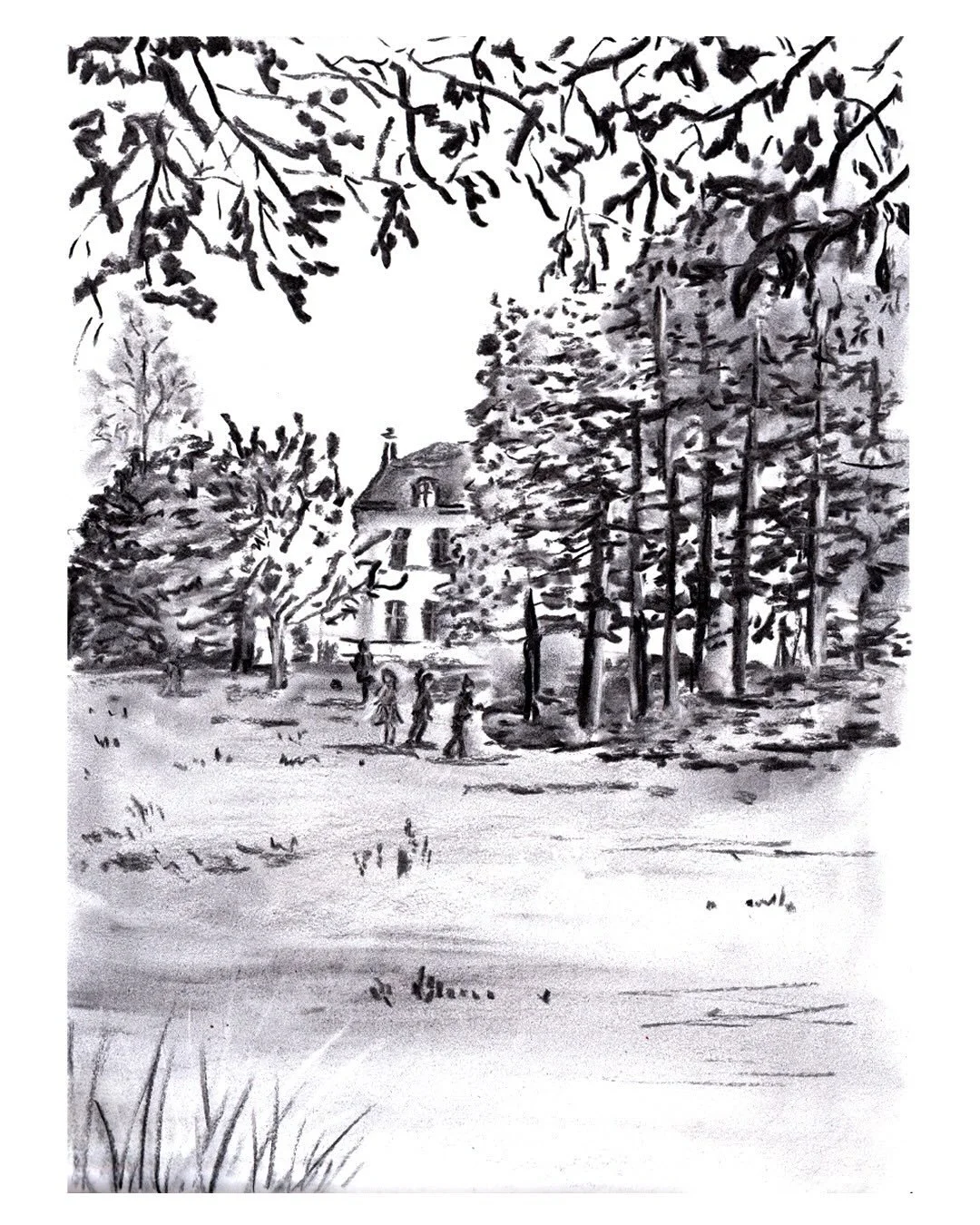 MARS
Et 31 dessins quotidiens de plus&hellip; le challenge se poursuit !! J&rsquo;ai h&acirc;te que les temp&eacute;ratures augmentent pour dessiner davantage en ext&eacute;rieur. 
En mars il y a eu : du pastel tendre, du pastel gras, du fusain. Troi