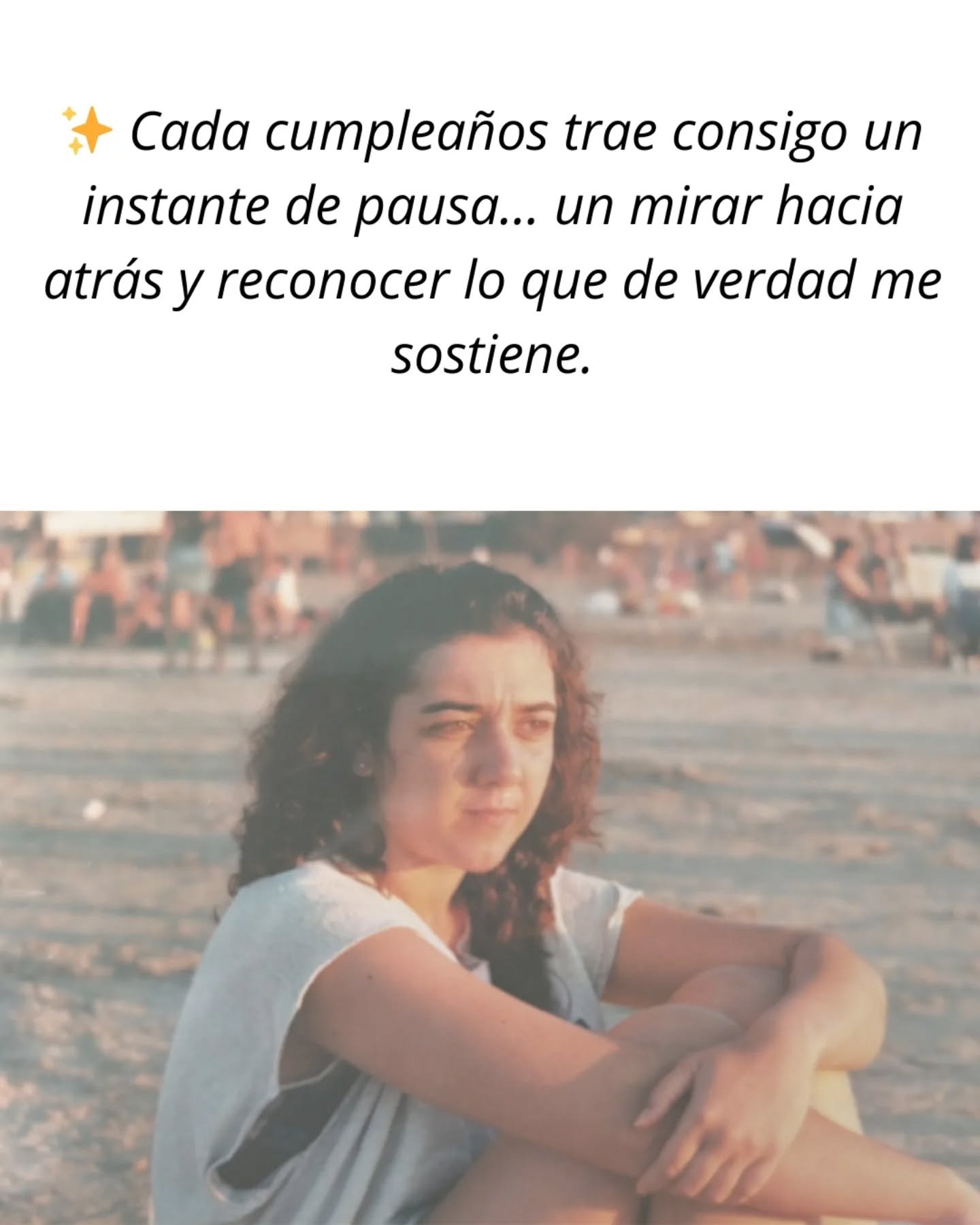 Cada cumplea&ntilde;os es un buen momento para pausar, mirar hacia atr&aacute;s y reconocer lo que realmente me sostiene.
Hoy agradezco la perseverancia que me empuja a so&ntilde;ar y concretar, la alegr&iacute;a que hace m&aacute;s liviano el d&iacu