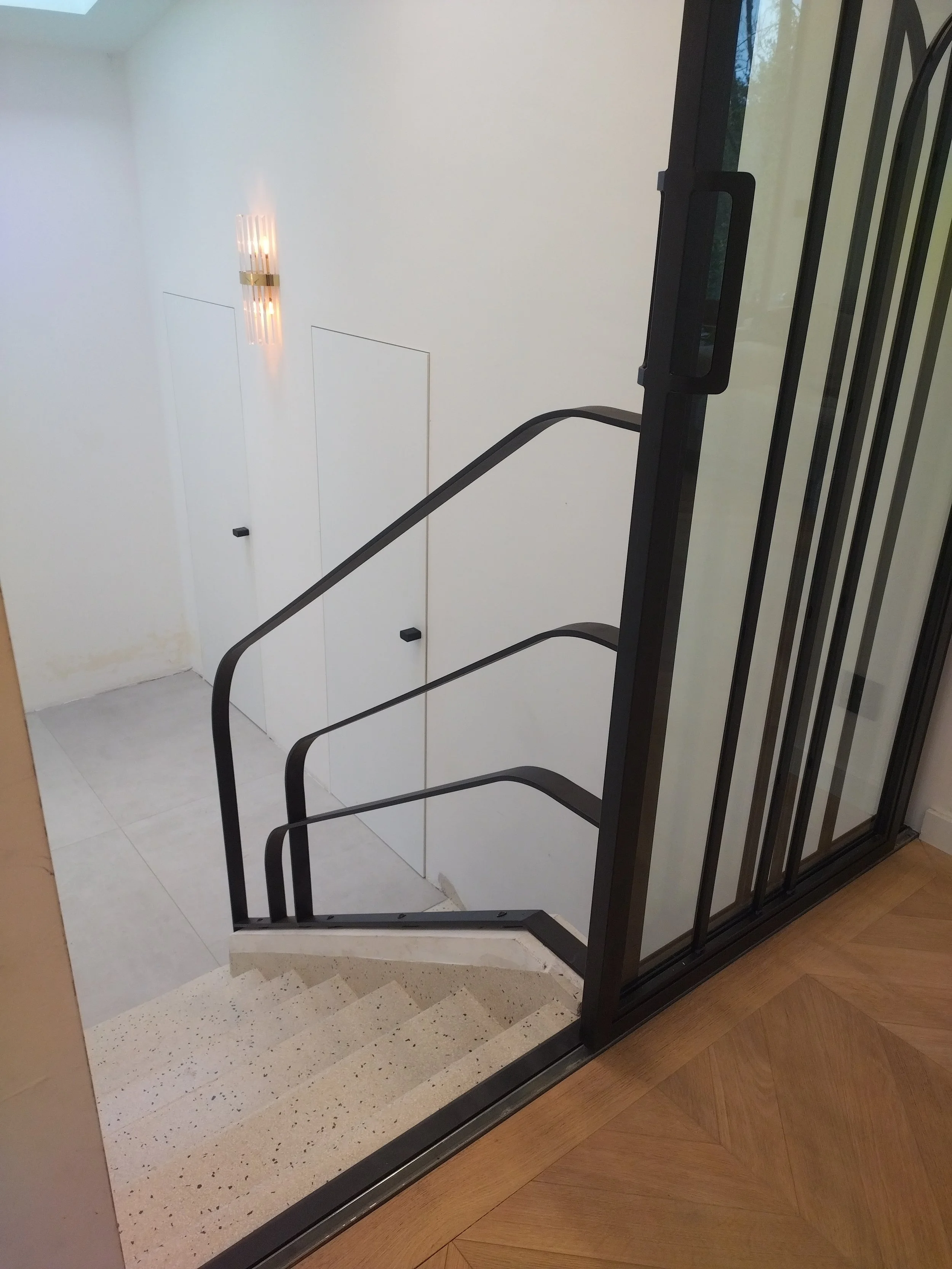 Garde corps réalisé par l'atelier Bollinne