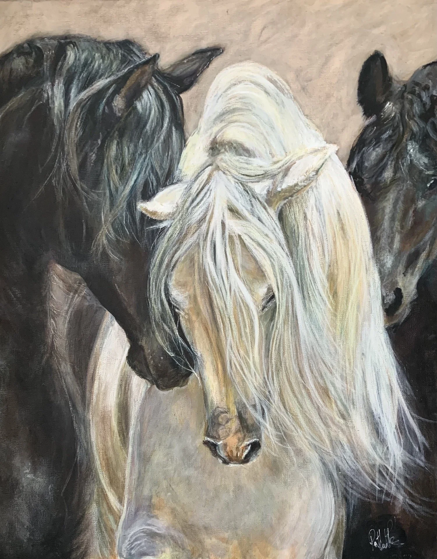 Equine Art - "For You Only" Three studies in contrasting light and form. Classical composition exploring equine  character and presence
A2 size 16.5 x 23.4 inches/420 x 594 mm
Hand Signed and numbered personally
Certificate of Authenticity
Archival