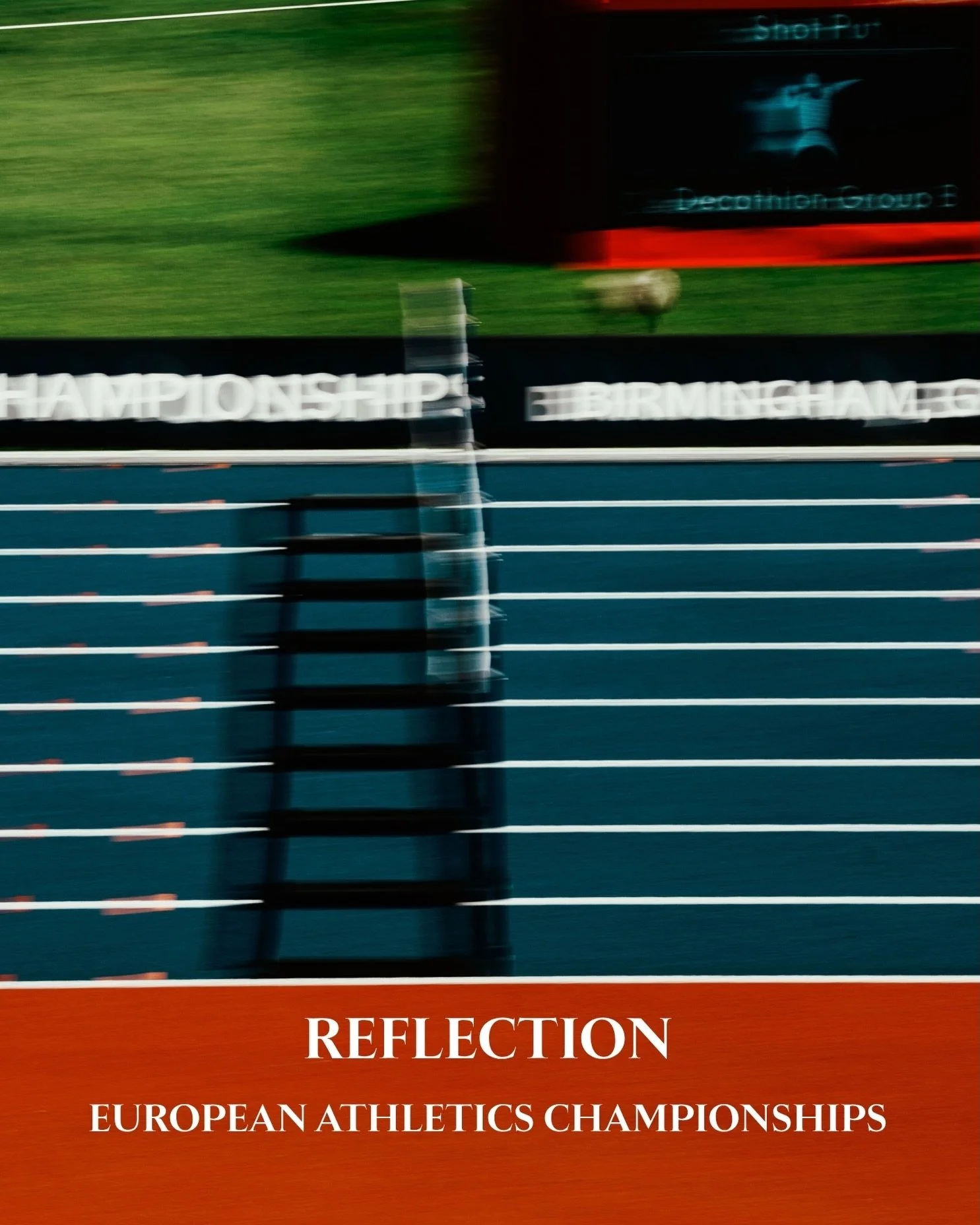 Reflection
It was an absolute privilege to be accredited at European Athletics Championships. There are a lot to reflect but here are a summary from absolutely raw emotions and thoughts. 

@birmingham2026 @europeanathletics

My first European Athleti