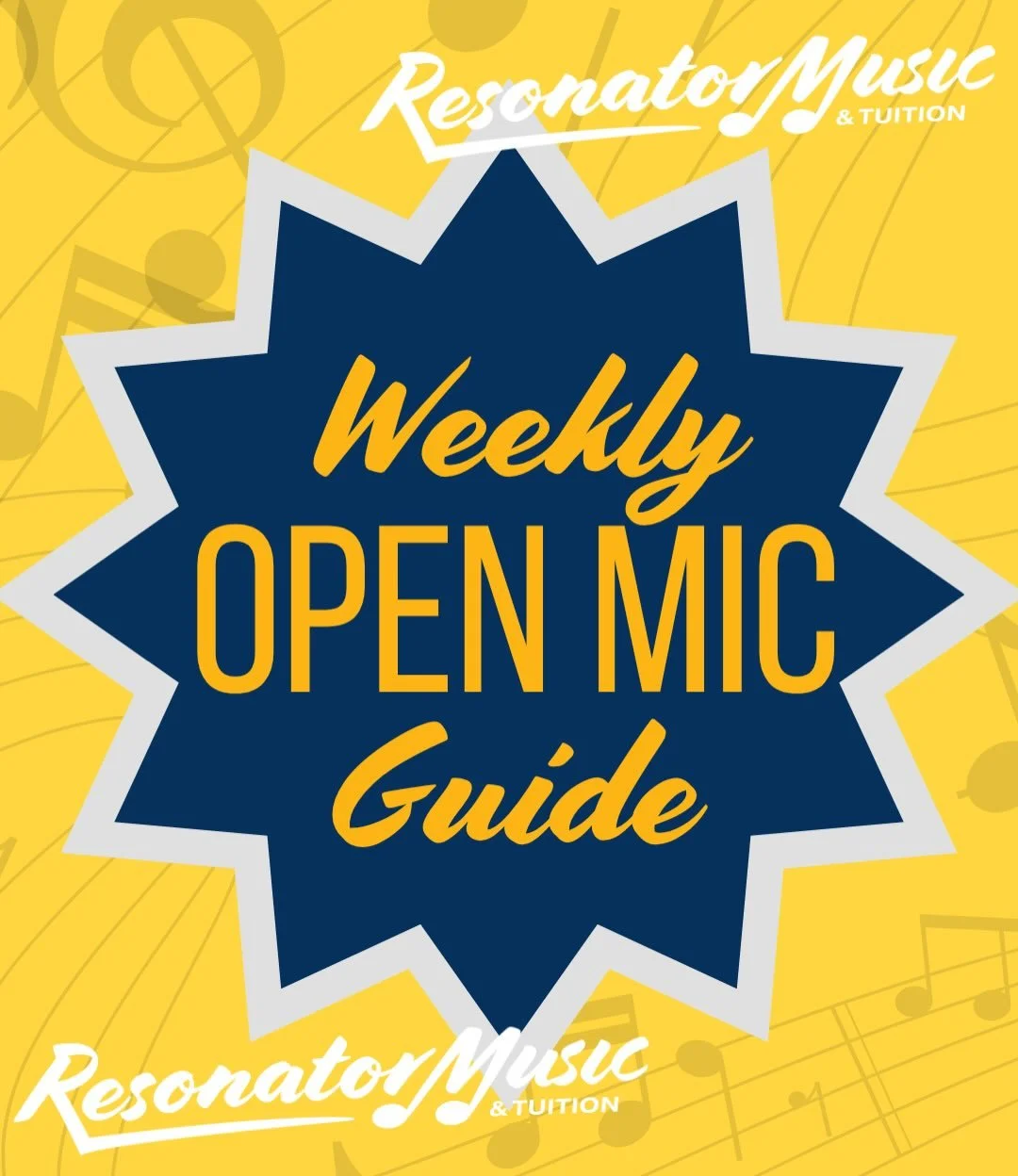 As musicians our selves, we know it&rsquo;s hard to keep track of what&rsquo;s on when. So we wanted to create a one stop shop for local musicians to keep track of the weekly open mics in the area ! 
 
Keep an eye on our open mics story highlight, it