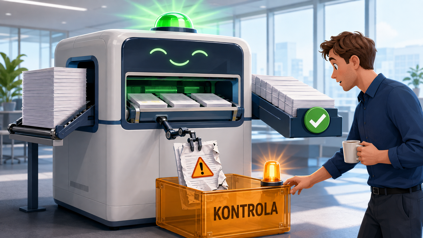 Automatizace není hotová, když funguje. Musí zvládnout i chybu