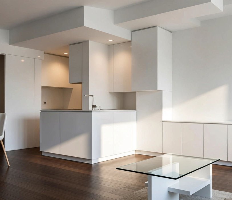 Réaménagement d'un atelier en un appartement indépendant