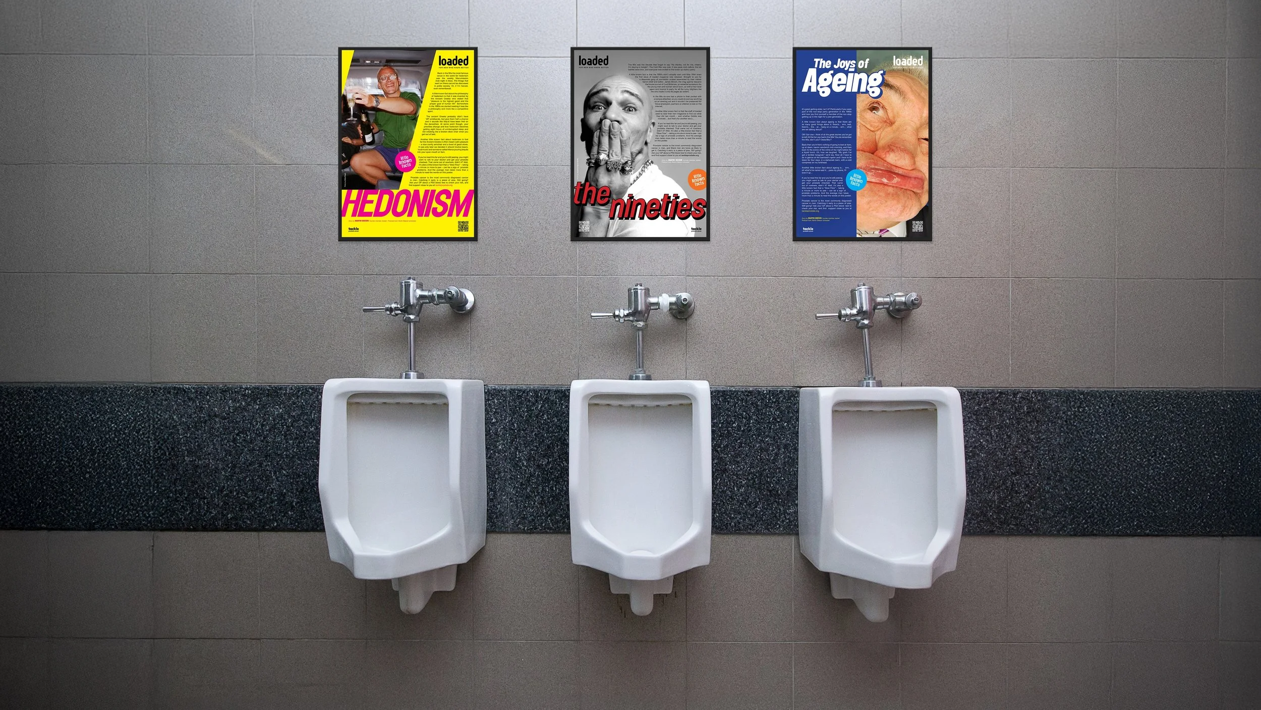 Loaded and Tackle Use Humour and 90s Nostalgia to Get Men Talking About Slow Flow and Prostate Health