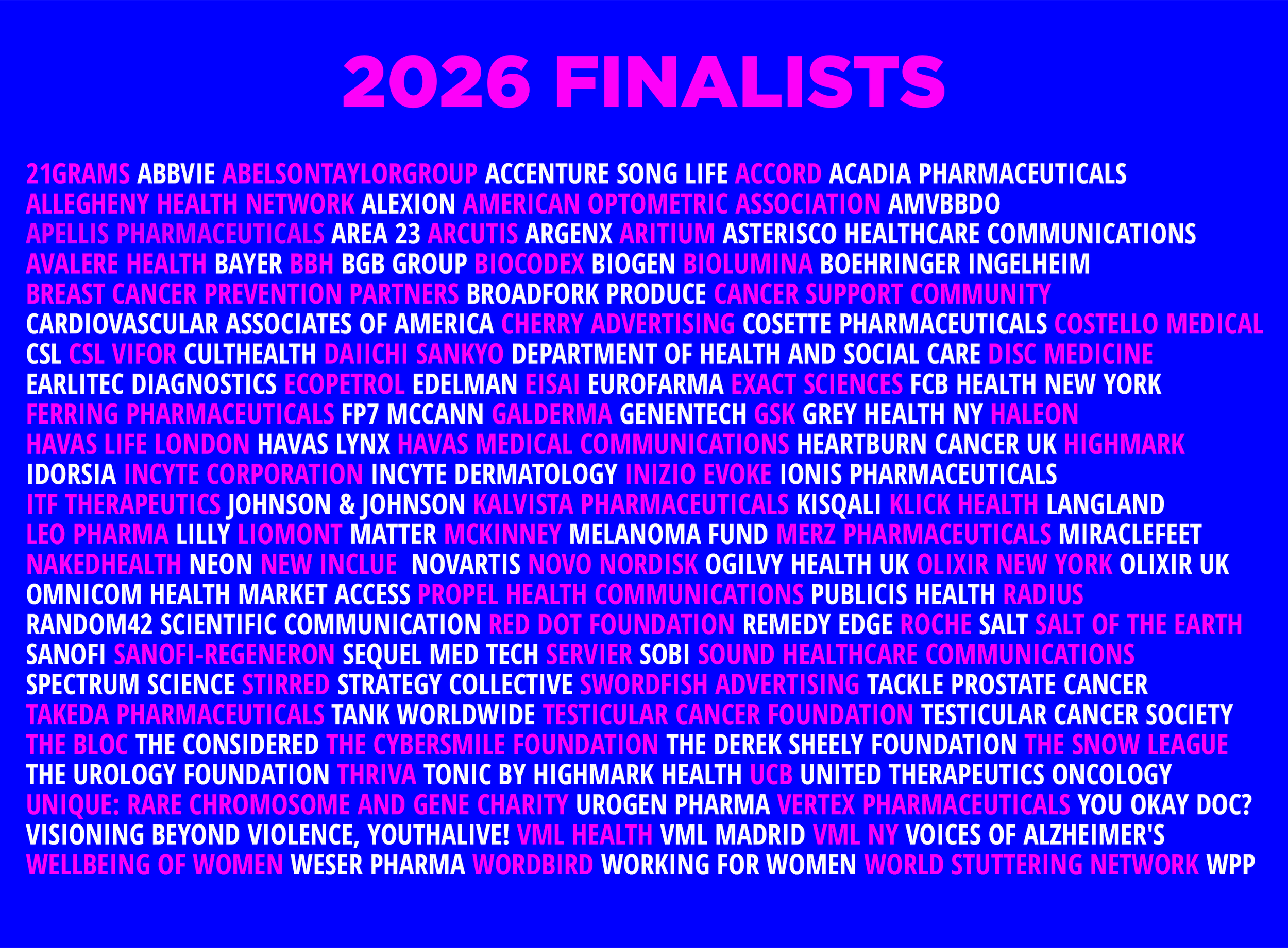 Creative Floor Finalists 2026