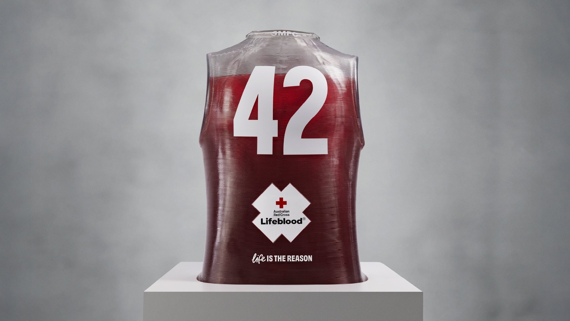 M+C Saatchi Installs Blood-Draining Guernsey Outside Sydney Swans HQ