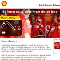 Shell / F1 - season updates & news
