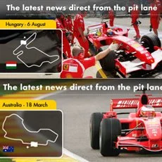 Shell / F1 - season updates & news 'from the pit lane' - microsite and email