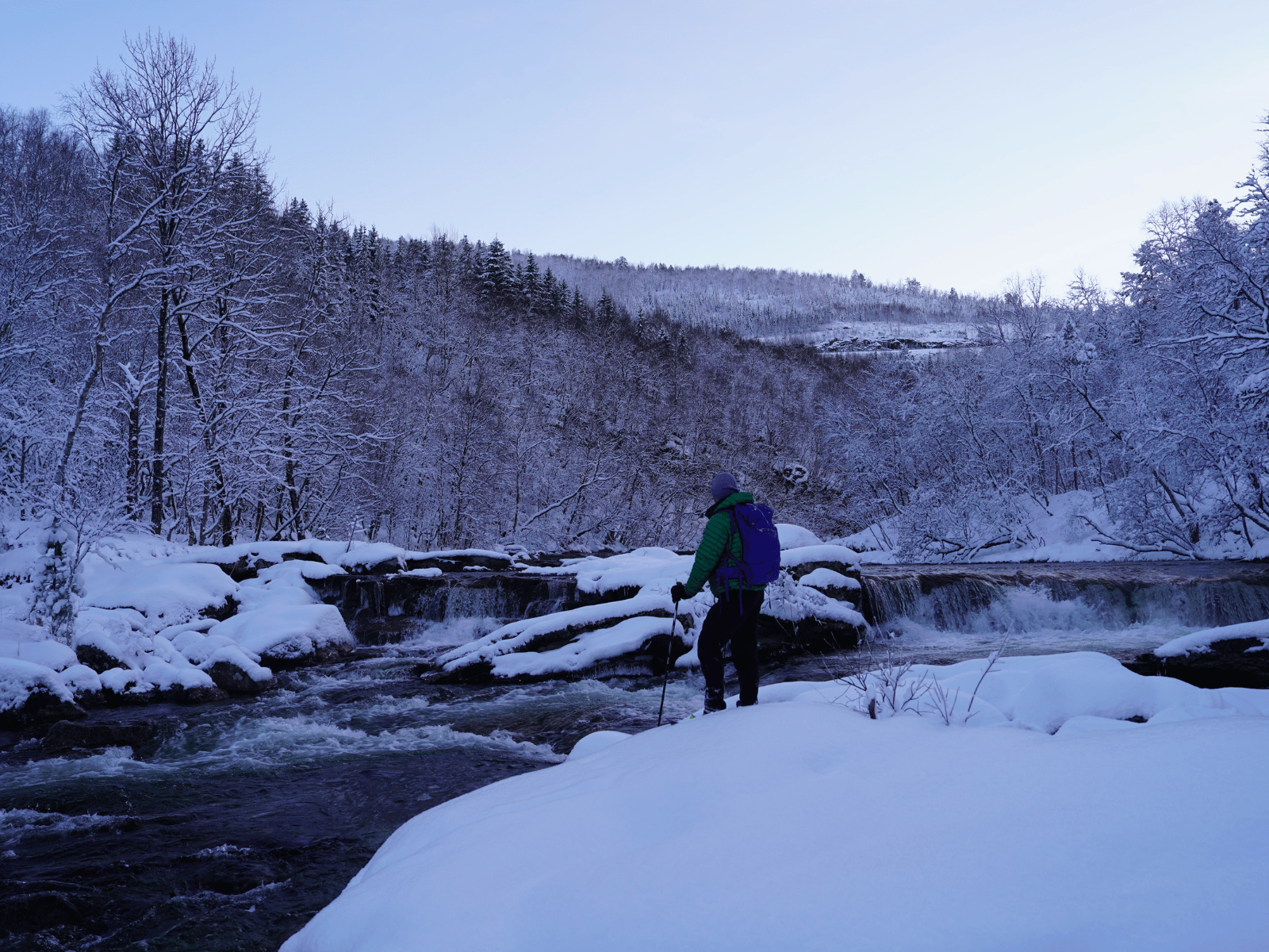 Snowshoeing with Rampen 