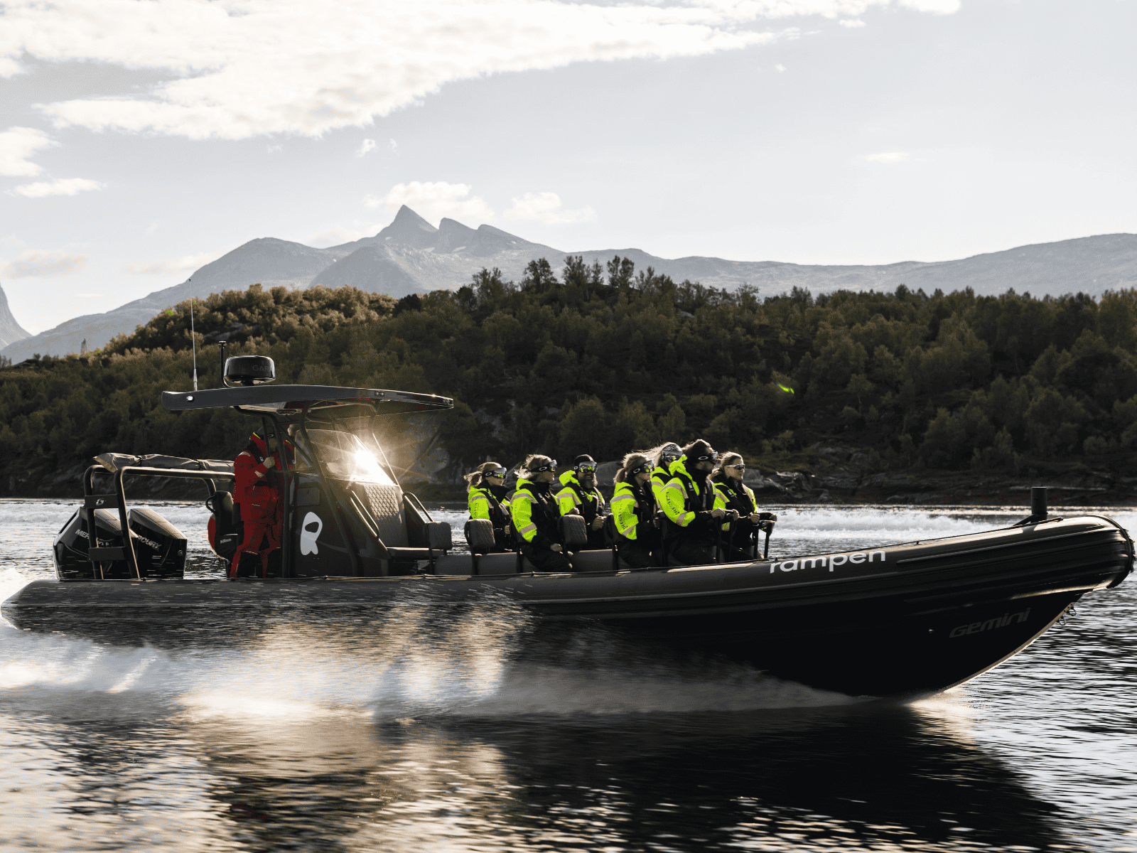 RIB-Safari in Saltstraumen mit Rampen 