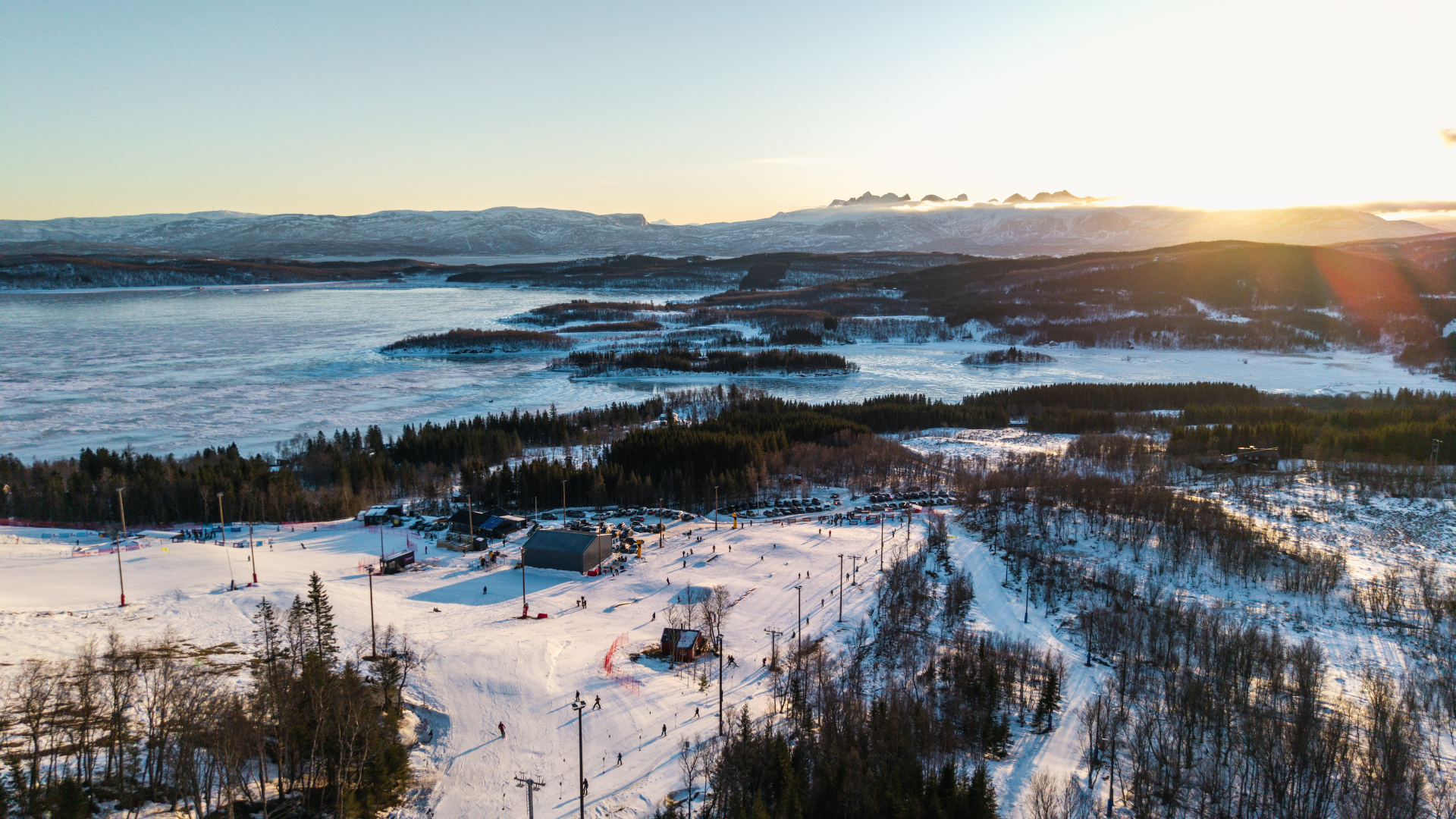 Sledding with Rampen in Bodø