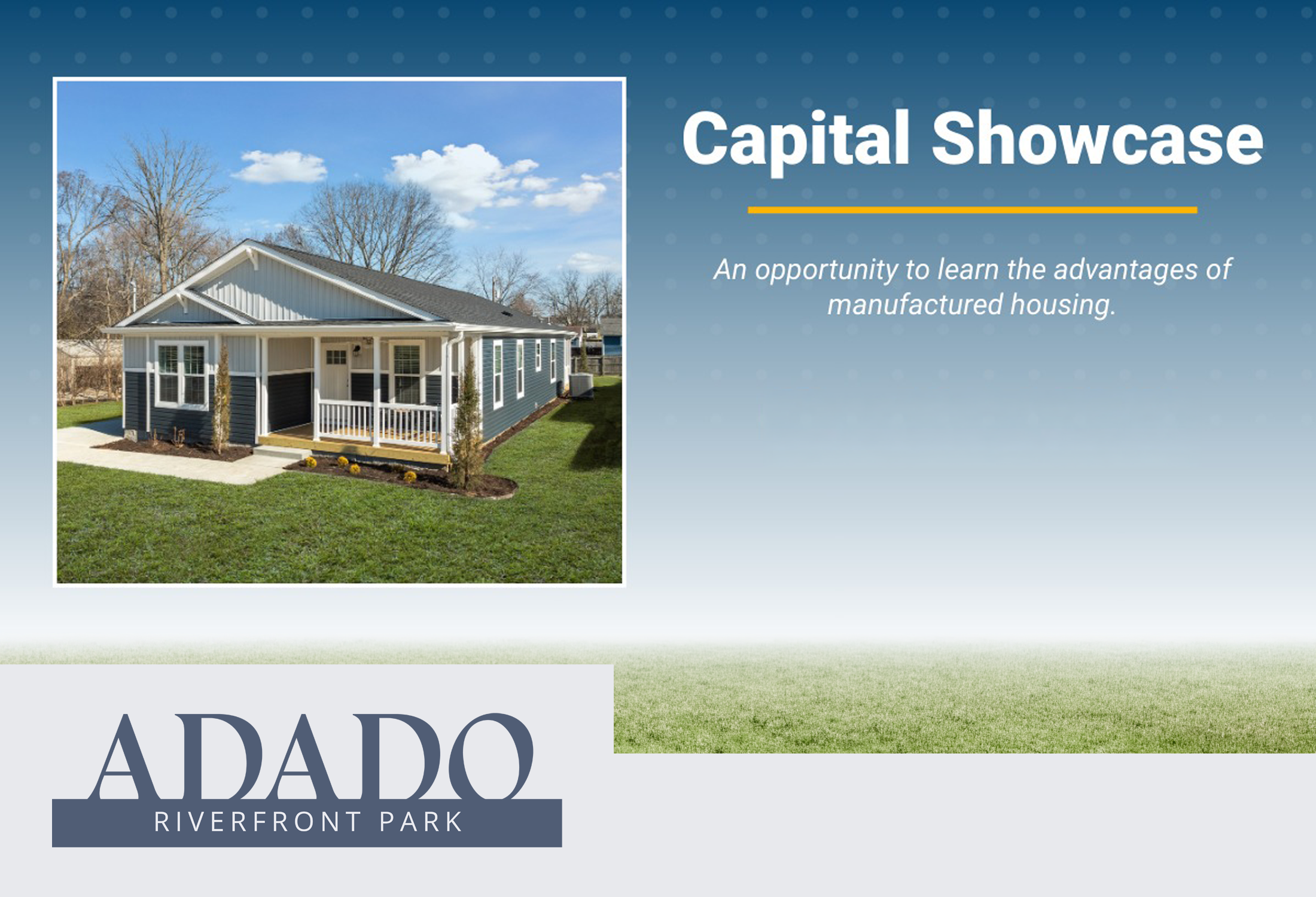 The Michigan Manufactured Housing Association Capital Showcase - Adado Riverfront Park