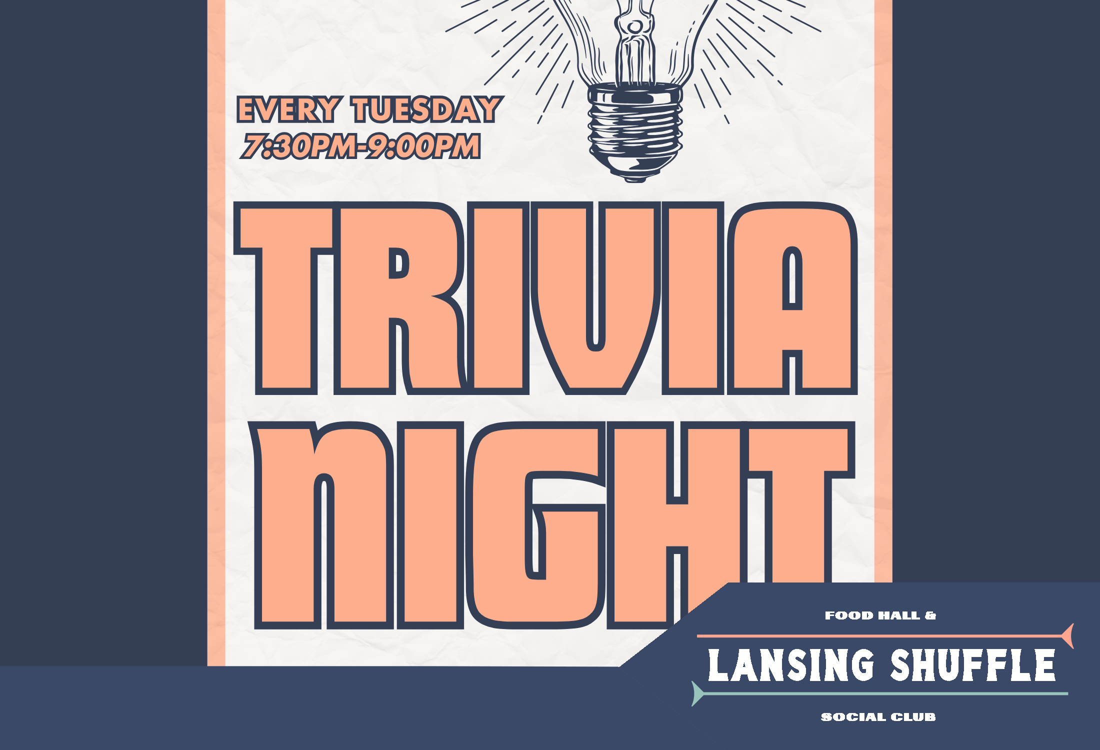 Weekly Trivia with DJ Trivia - Lansing Shuffle