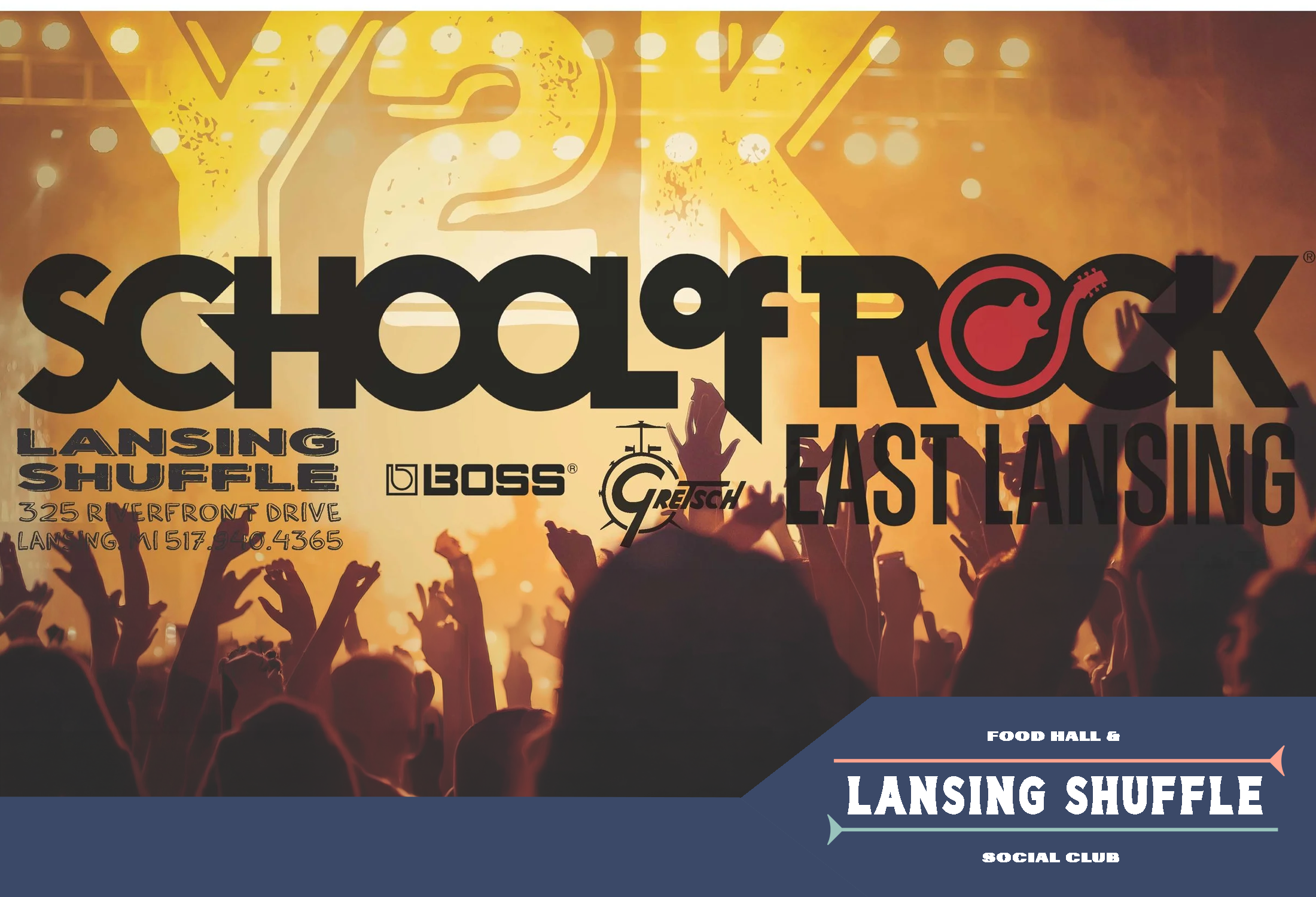 School Of Rock - Four Decades Live Music - Lansing Shuffle