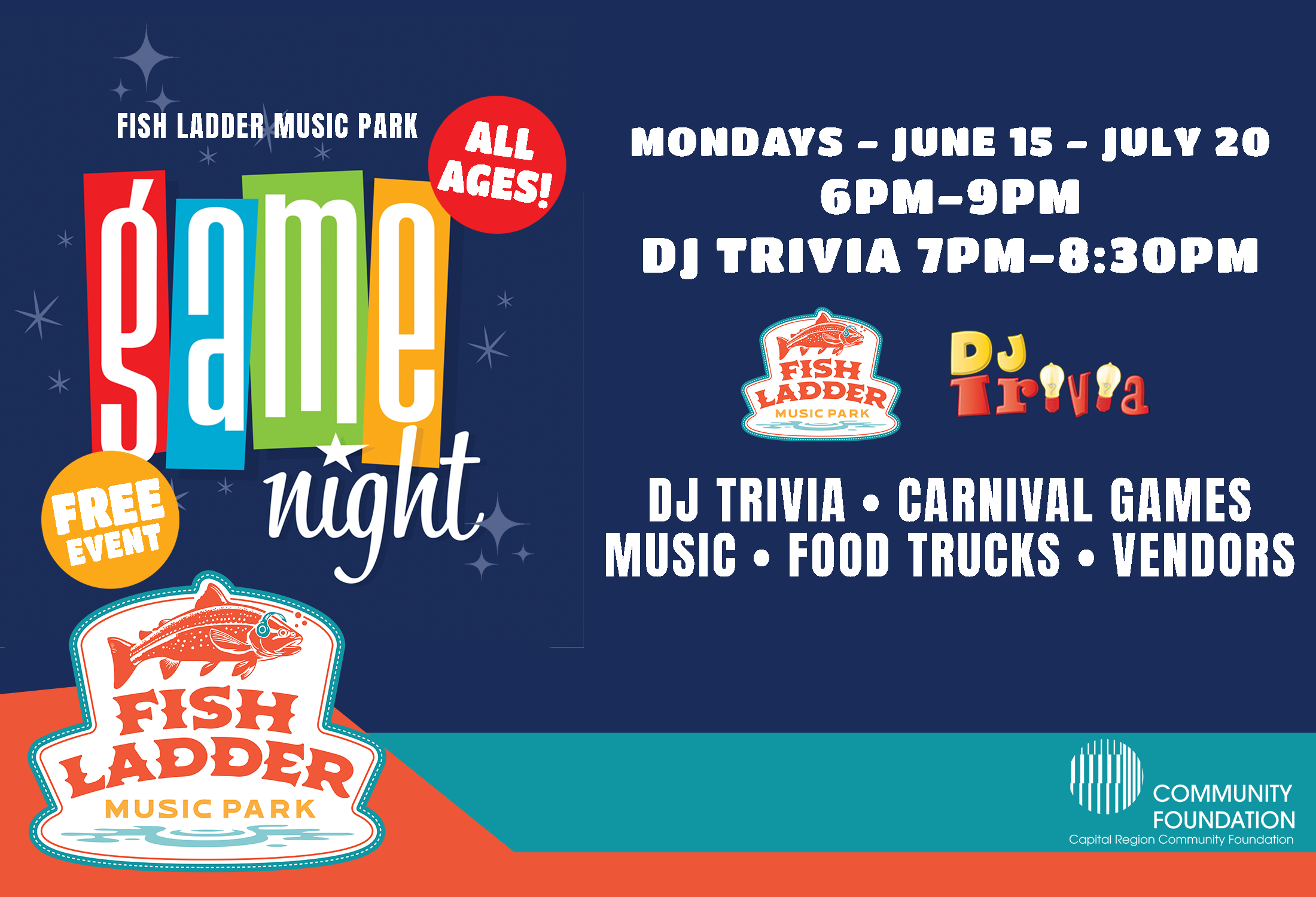 Game Night - Fish Ladder Music Park
