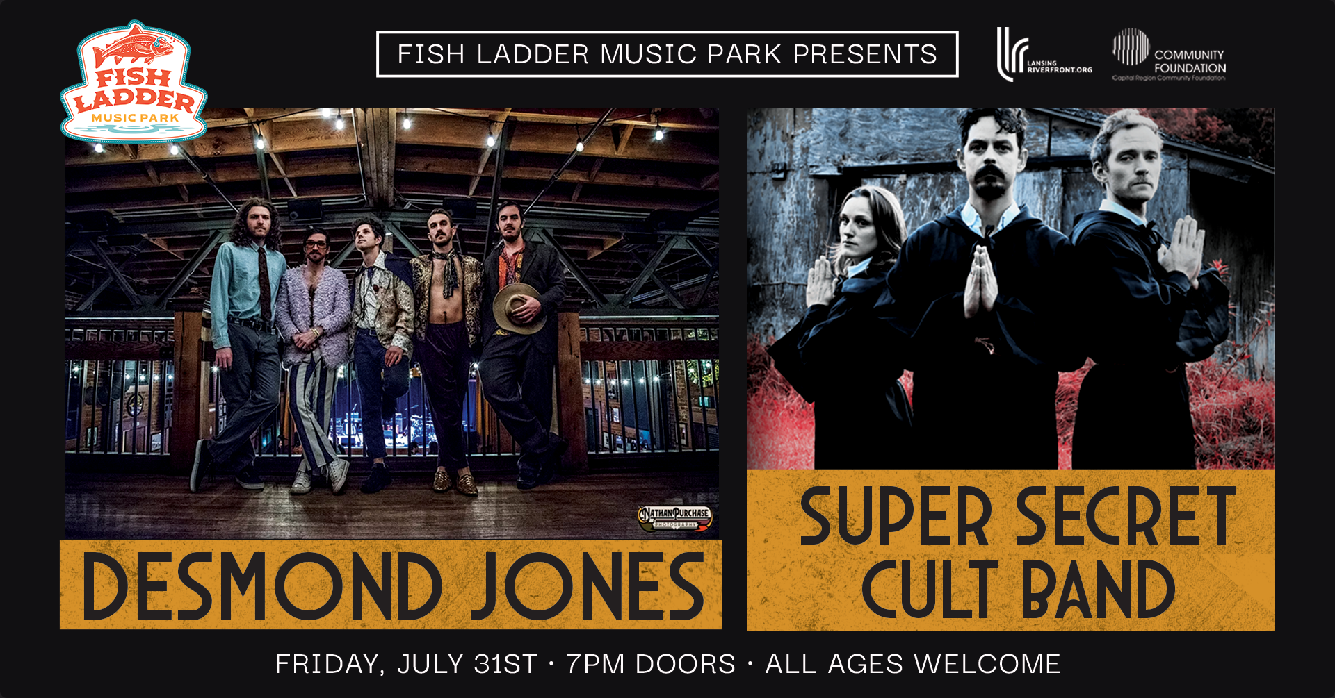 Desmond Jones wsg Super Secret Cult Band