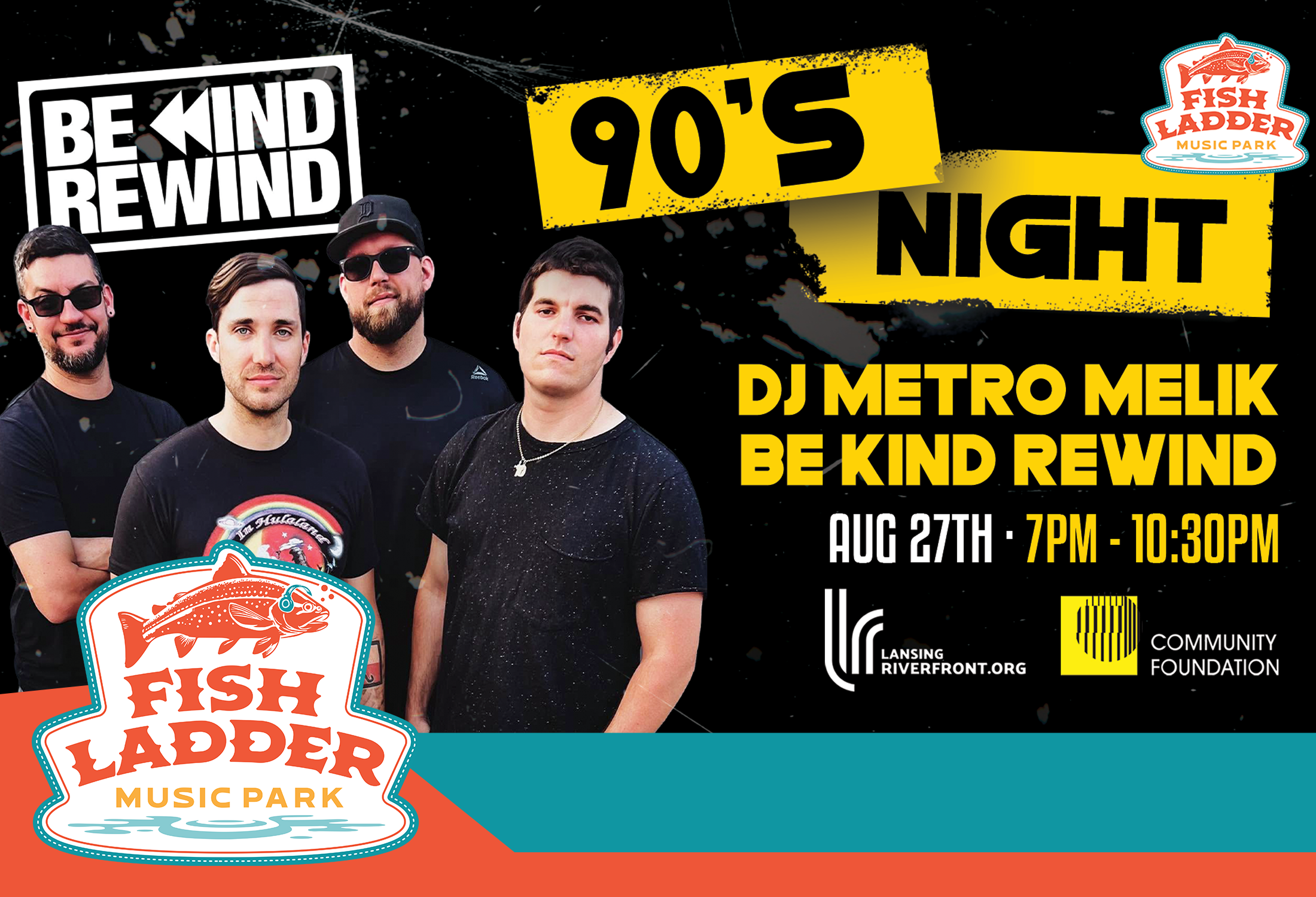 90’s Night with Be Kind Rewind - Fish Ladder Music Park