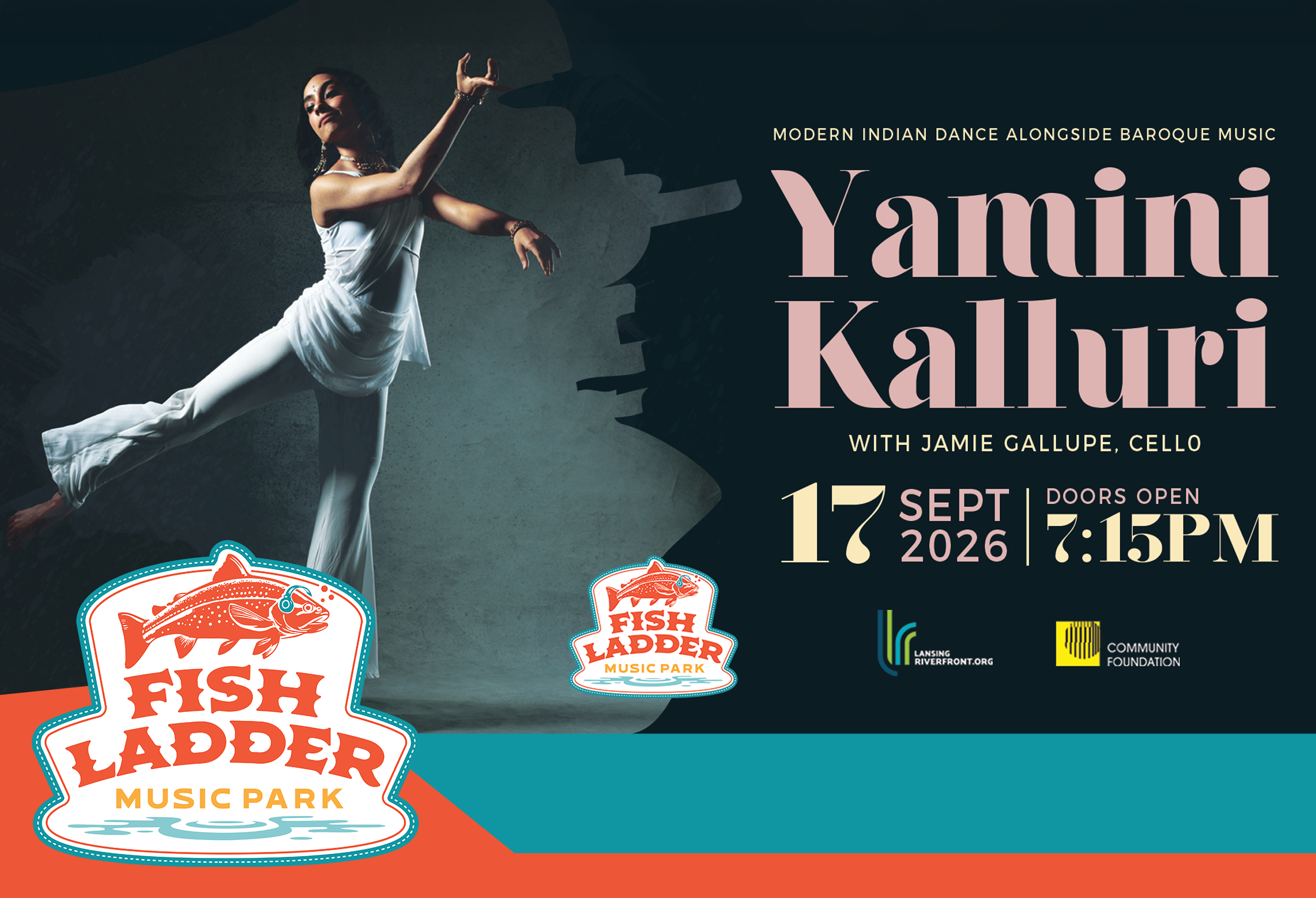 Yamini Kalluri - Modern Indian Dance Alongside Baroque Music  - Fish Ladder Music Park