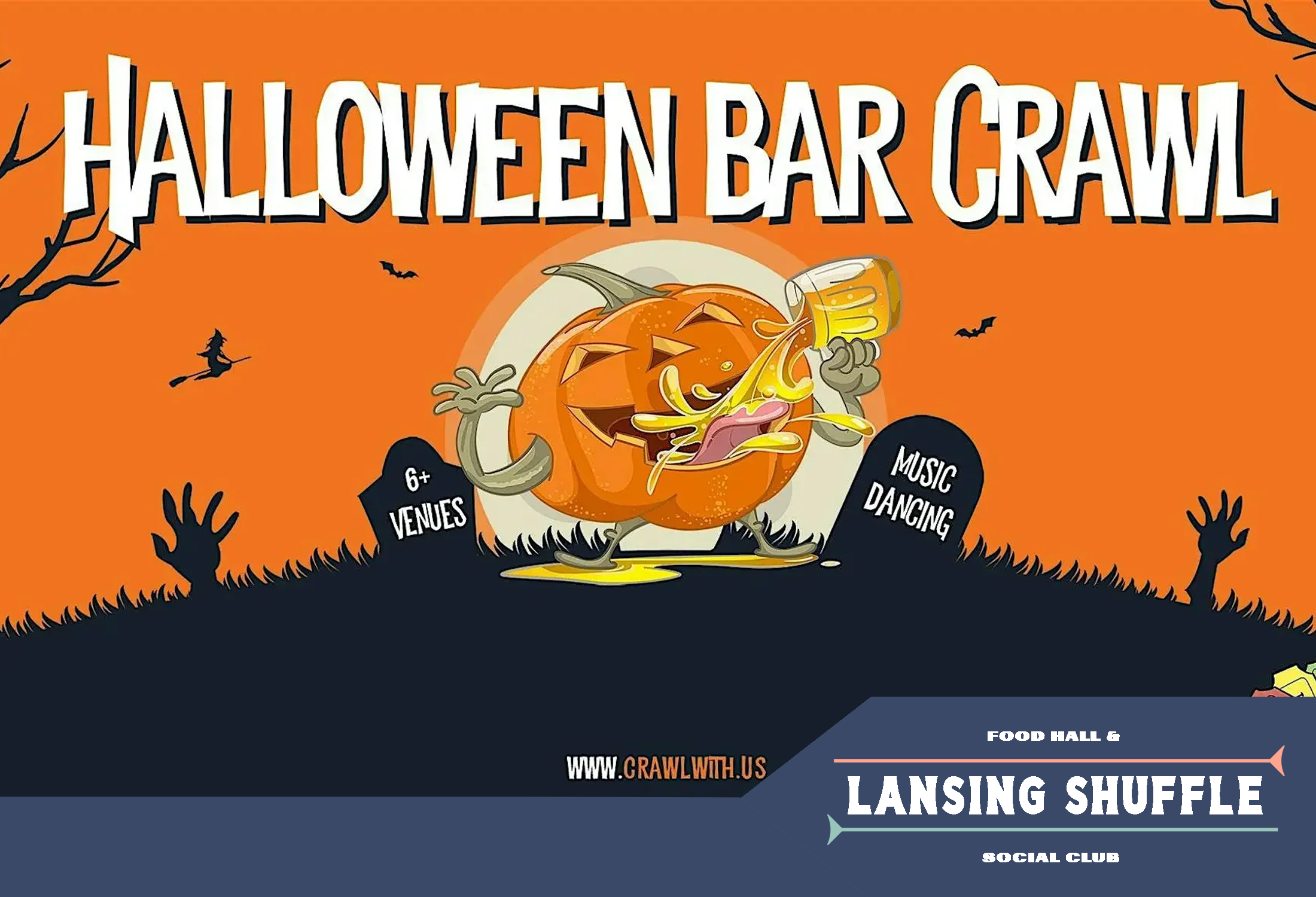 Lansing Halloween Bar Crawl - Lansing Shuffle