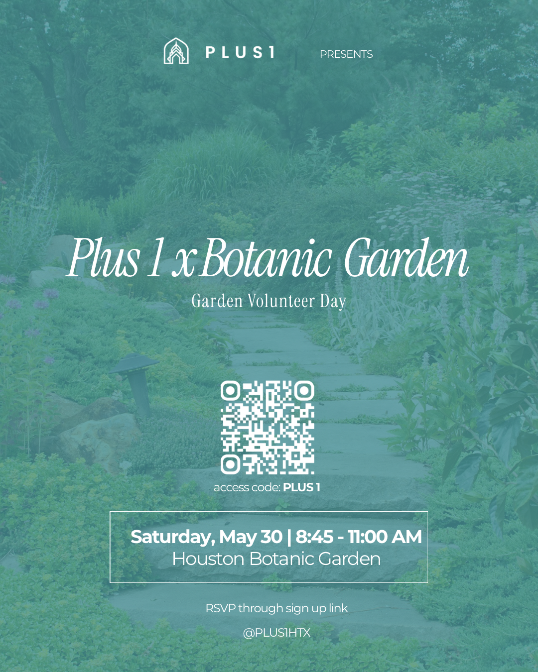 Plus 1 Service Days: Botanic Garden Volunteering