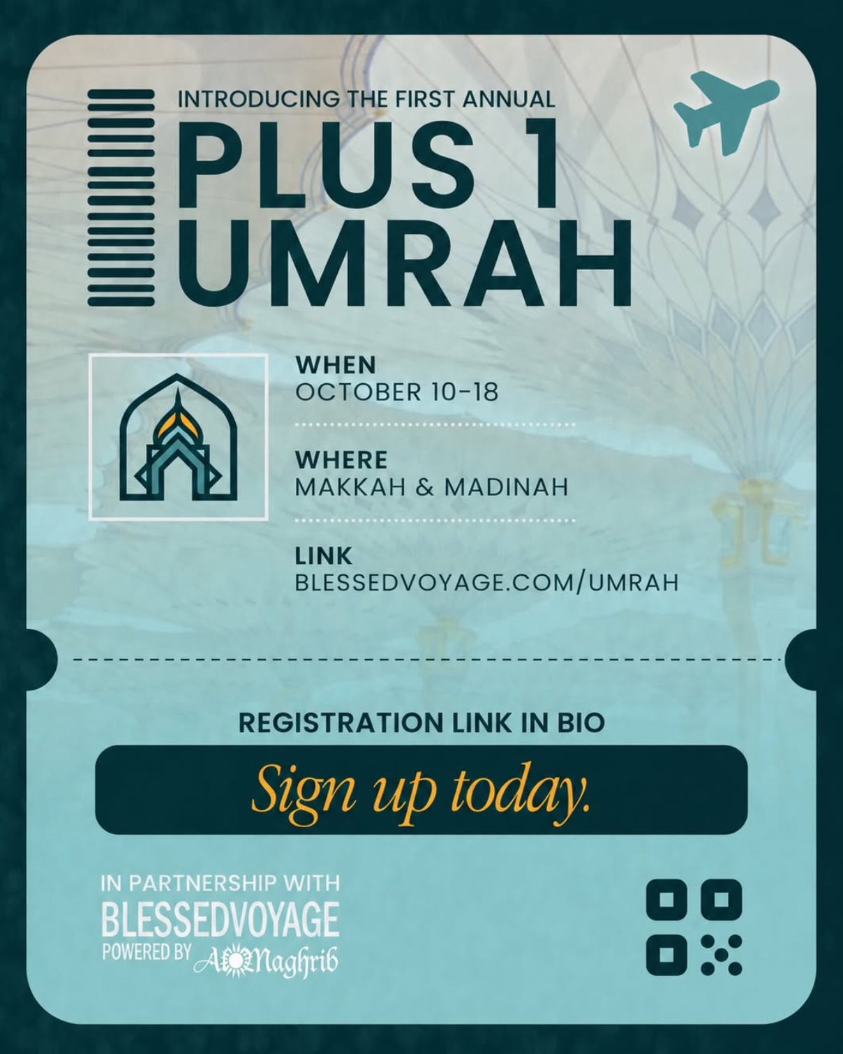 Plus 1 Umrah