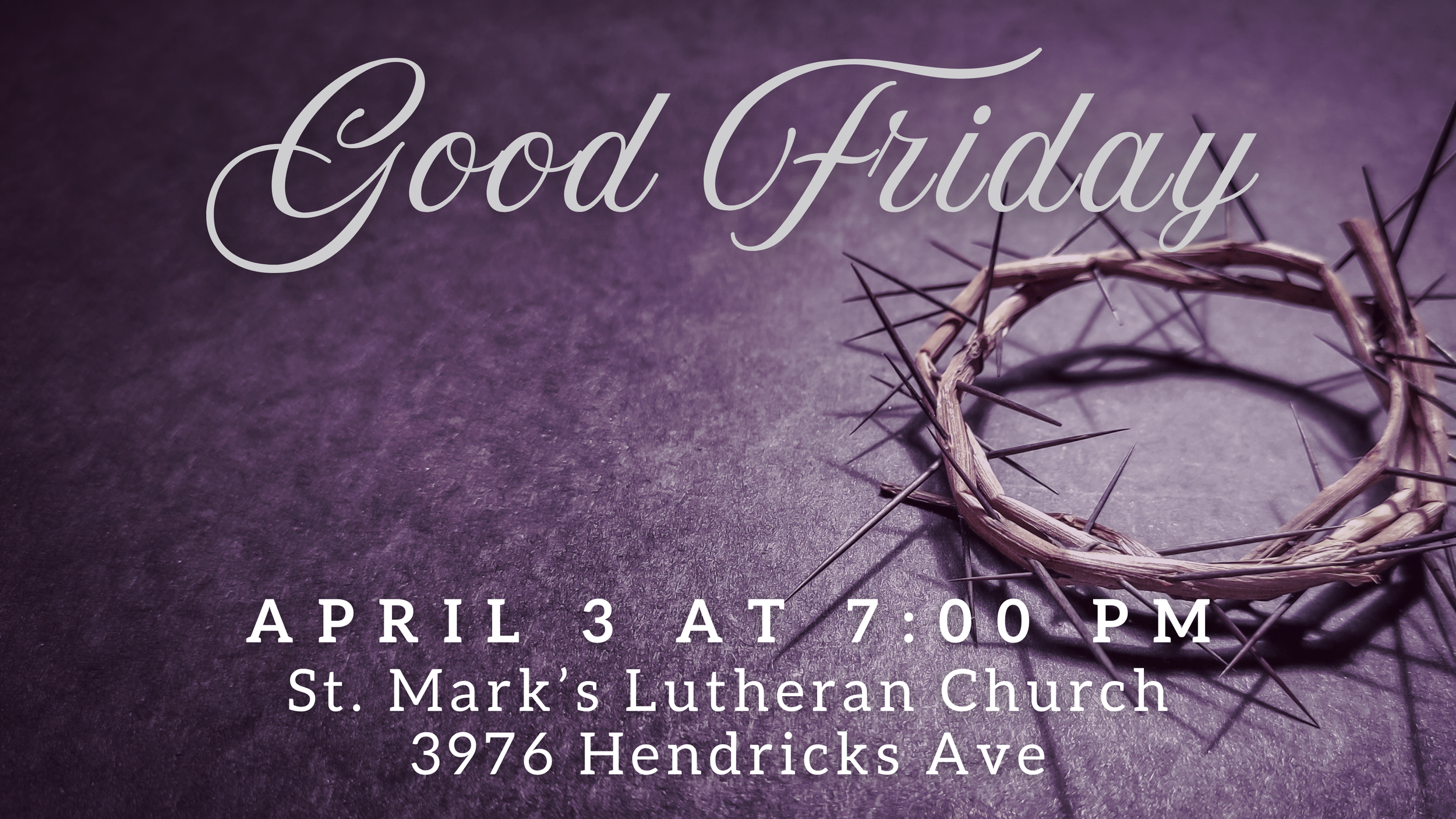 Good Friday Worship Service