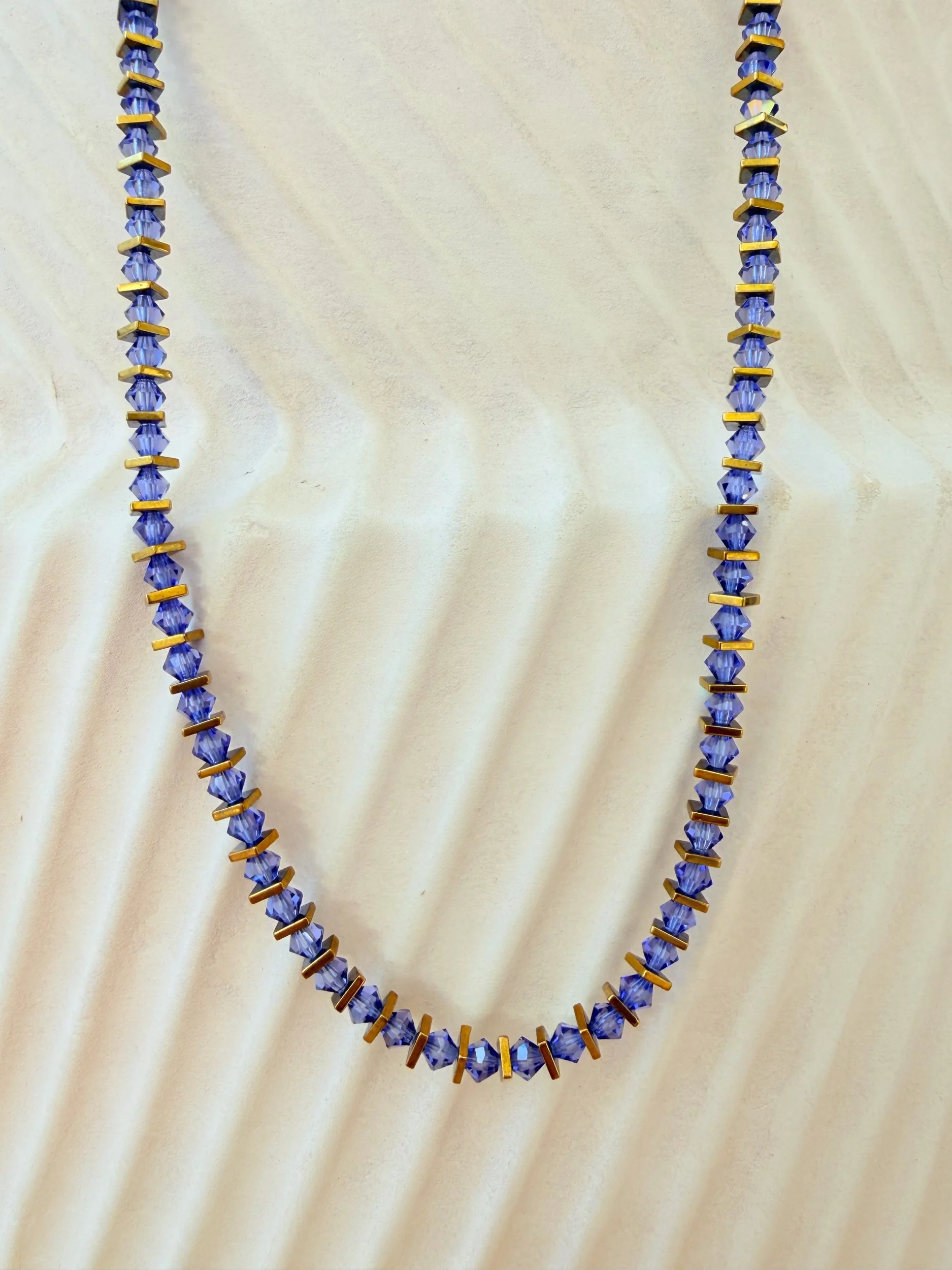 Delicate Crystals Beaded Necklace