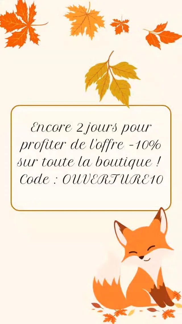 Dernier jour pour profiter de l'offre d'ouverture ! 💥
Code promo : OUVERTURE10
#boutiqueenligne #promo #offre10 #creationartisanale #fleurssechées #decorationfleurssechees