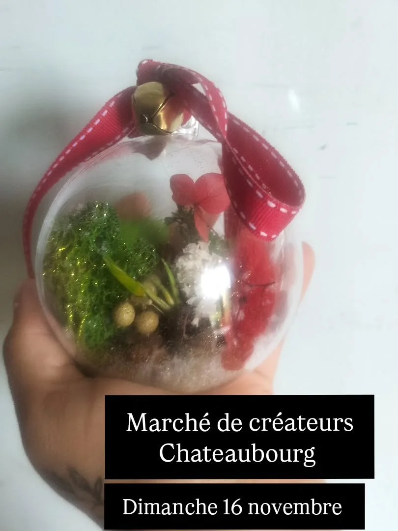 Hello❄️ retrouvez moi sur le march&eacute; de cr&eacute;ateurs &agrave; Ch&acirc;teaubourg ce dimanche 16 novembre ! Avec ma collection de No&euml;l et pleins de nouvelles id&eacute;es cadeaux ! ❄️⛄
#creationartisanal #cr&eacute;ationdeno&euml;l #fle
