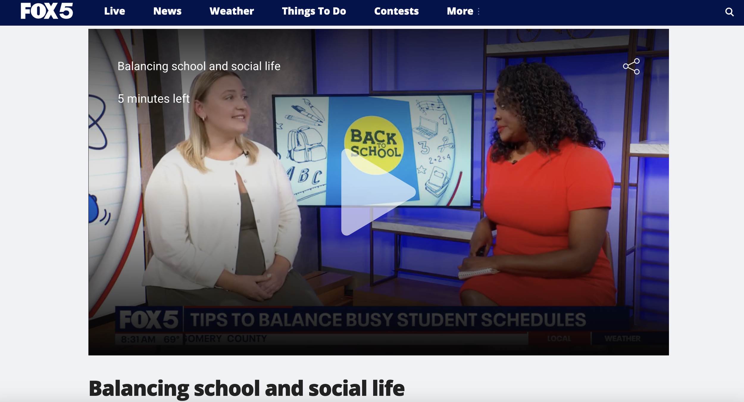 Balancing School, Social Life and Mental Health