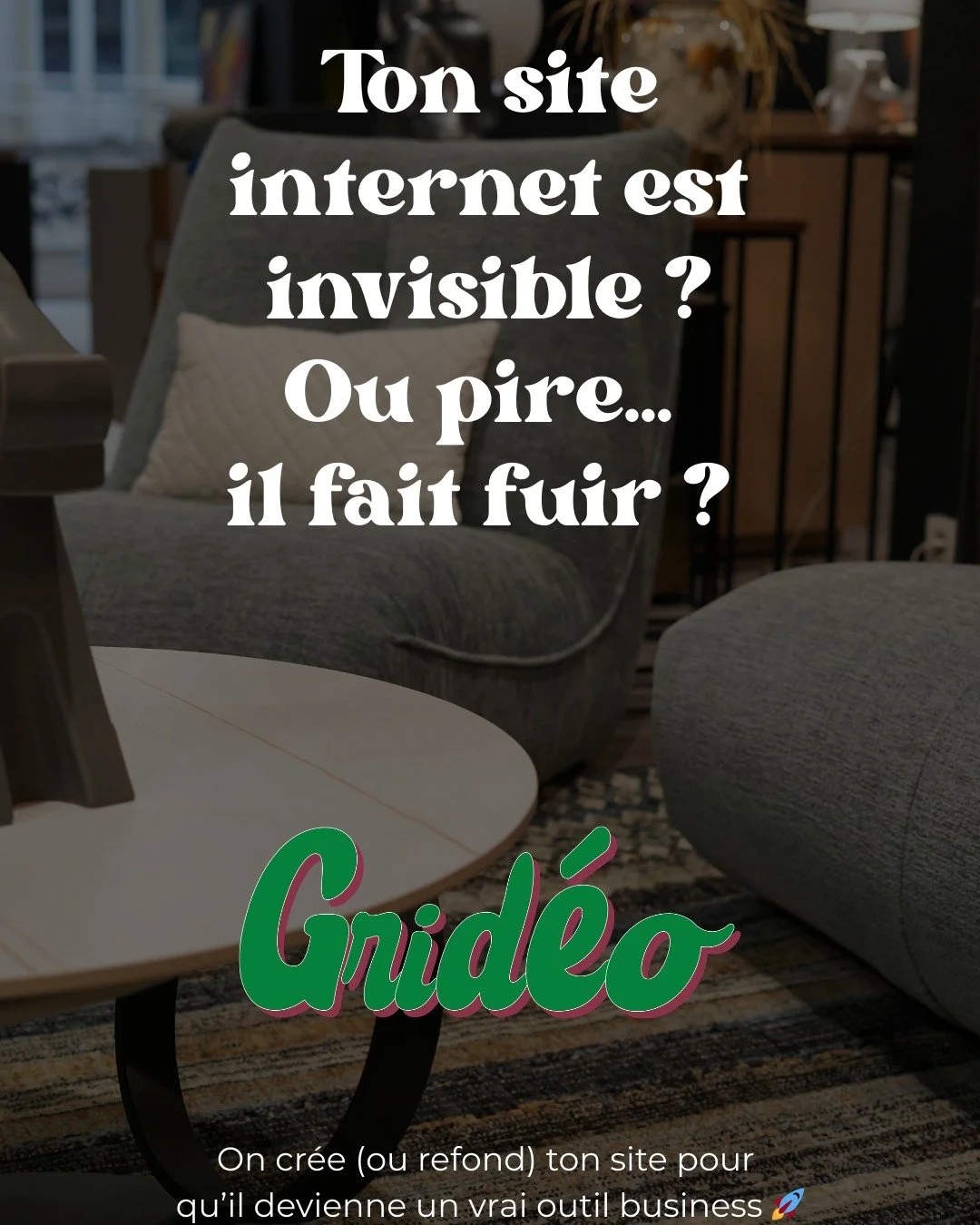 🌐 Votre site internet refl&egrave;te-t-il vraiment votre entreprise ?

Aujourd&rsquo;hui, votre site web est souvent le premier point de contact avec vos futurs clients. Et on le sait, la premi&egrave;re impression compte. Chez Grid&eacute;o, nous p